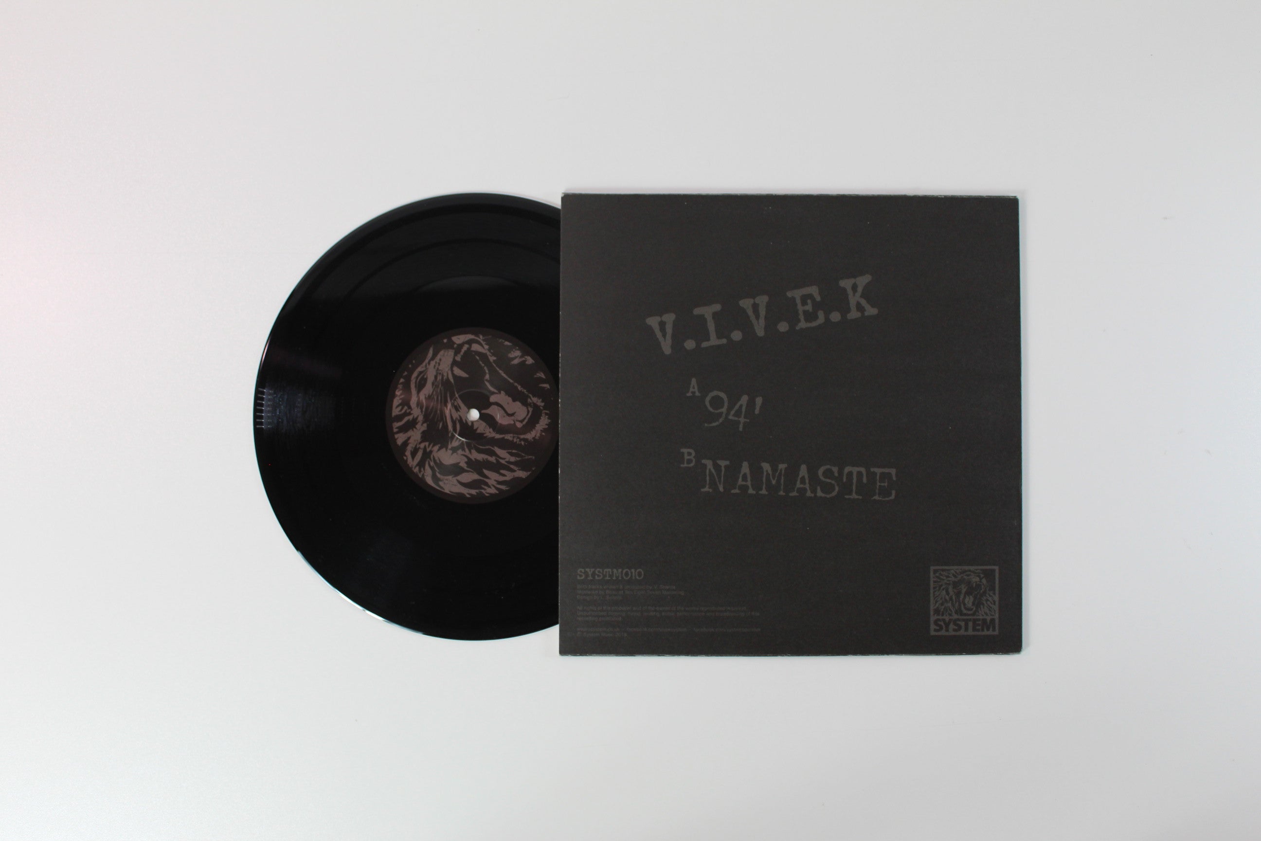 V.I.V.E.K - 94' / Namaste on System Music - 45 RPM 10" Vinyl