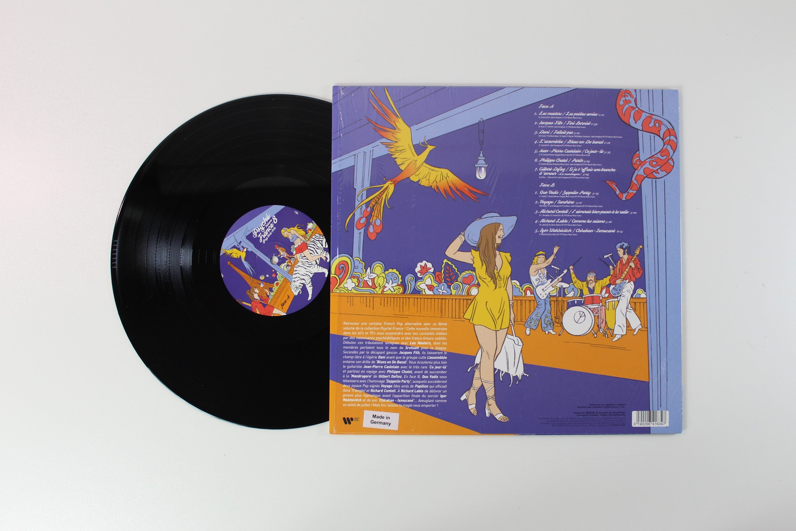 Various - Psyché France Pop 60's-70's Volume 8 on Warner Music France RSD 2023 Compilation