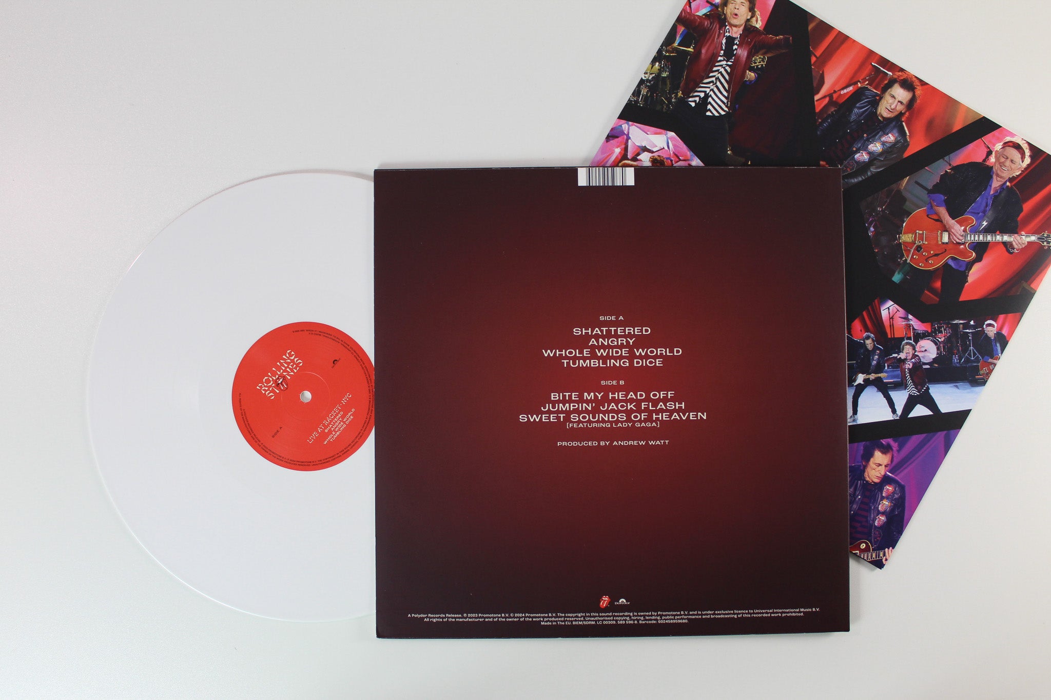 The Rolling Stones - Live At Racket · NYC on Rollling Stones Records RSD 2024 Ltd White Vinyl