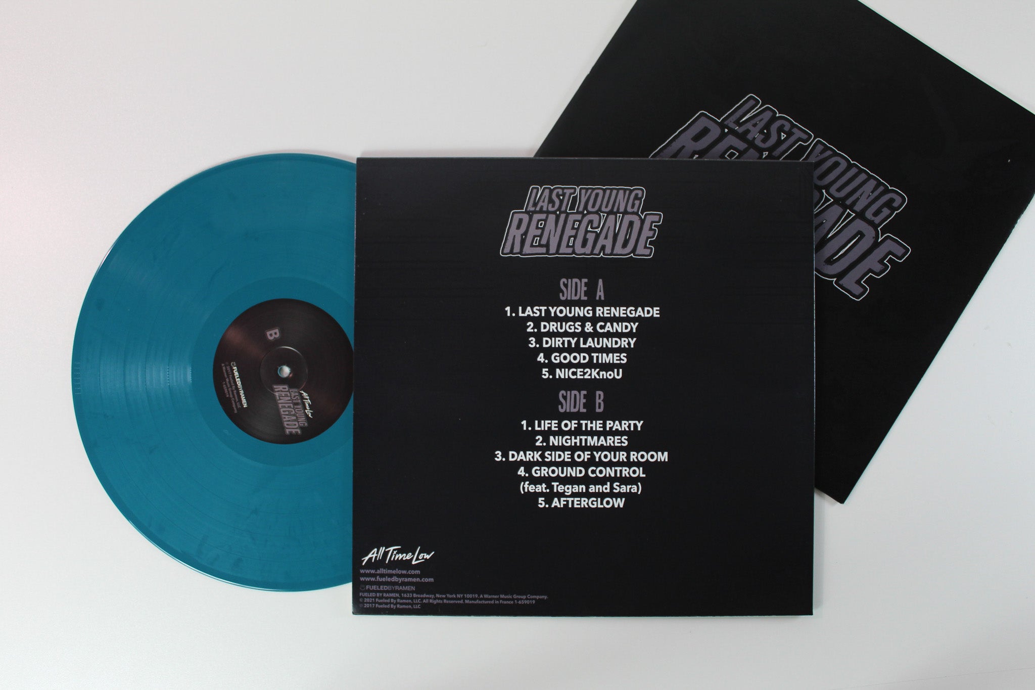 All Time Low - Last Young Renegade on Fueled By Ramen Special Edition Teal Vinyl