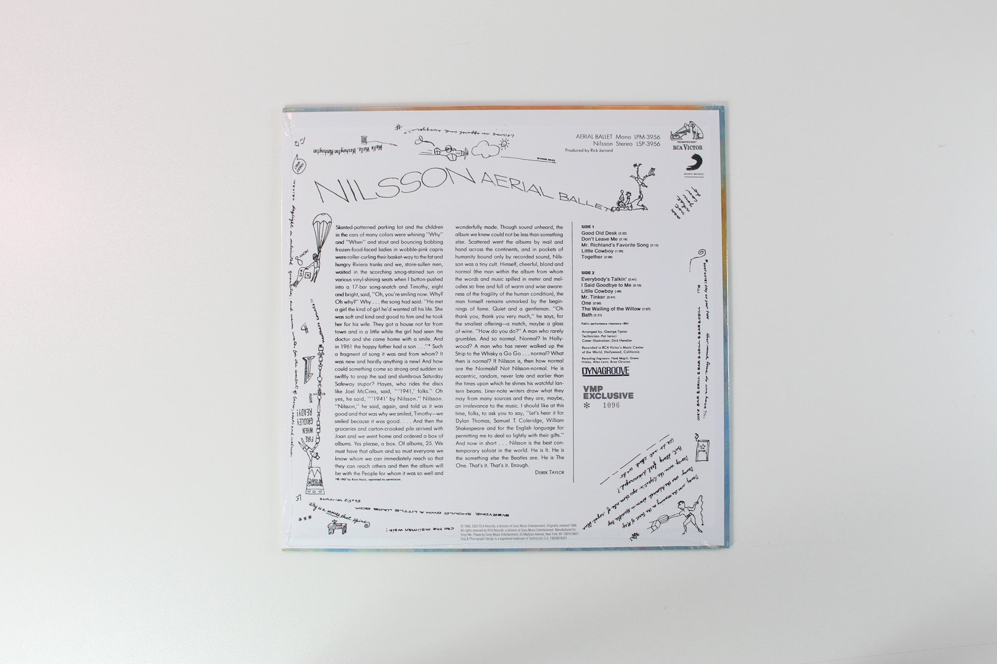 Harry Nilsson - Aerial Ballet on RCA Vinyl Me Please Ltd Numbered Orange & Yellow Galaxy Vinyl Sealed