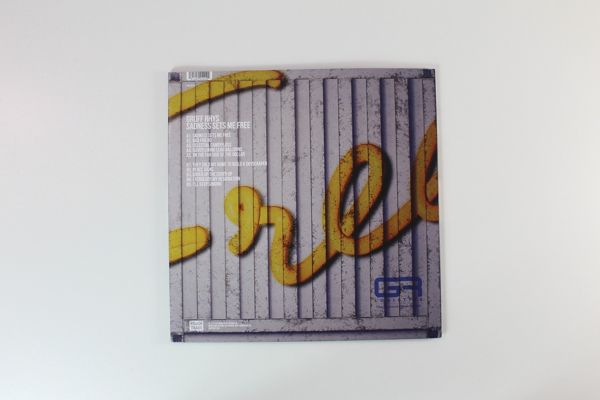 Gruff Rhys - Sadness Sets Me Free on Rough Trade Purple Vinyl