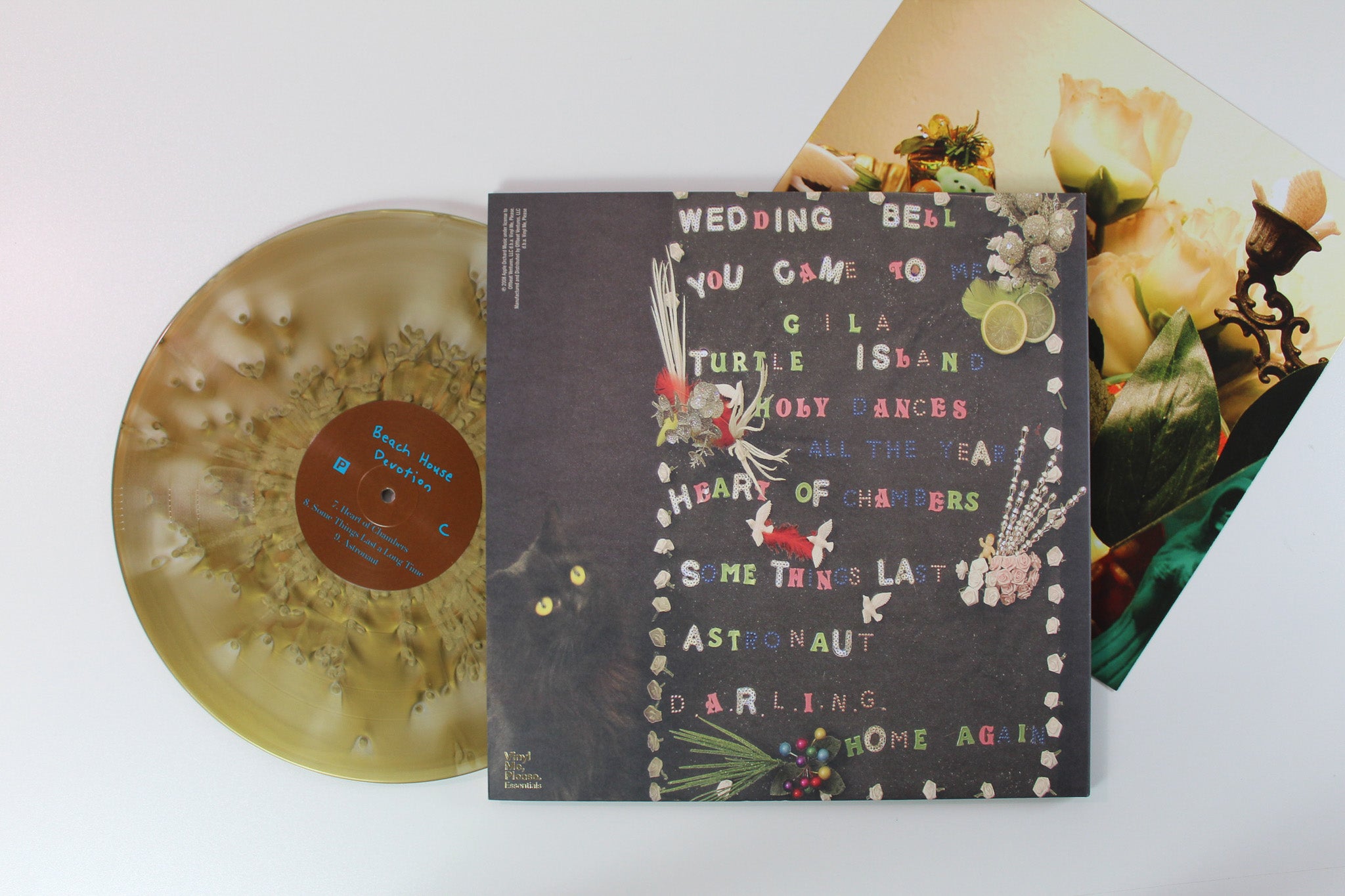 Beach House - Devotion on Carpark Vinyl Me Please Gold Cloud Burst Vinyl Reissue