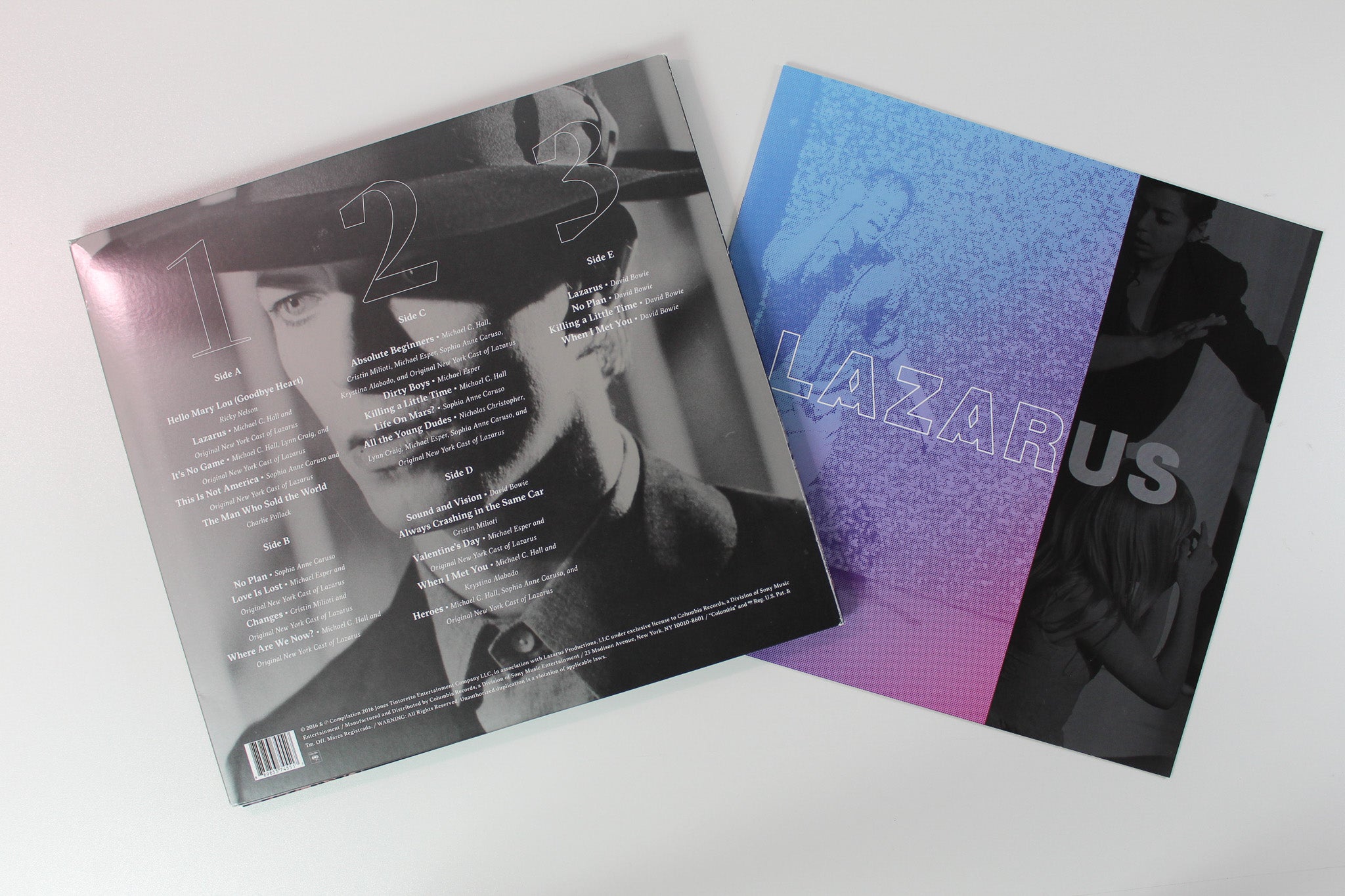 Original New York Cast Of Lazarus - Lazarus on Columbia Ltd Black / White Vinyl