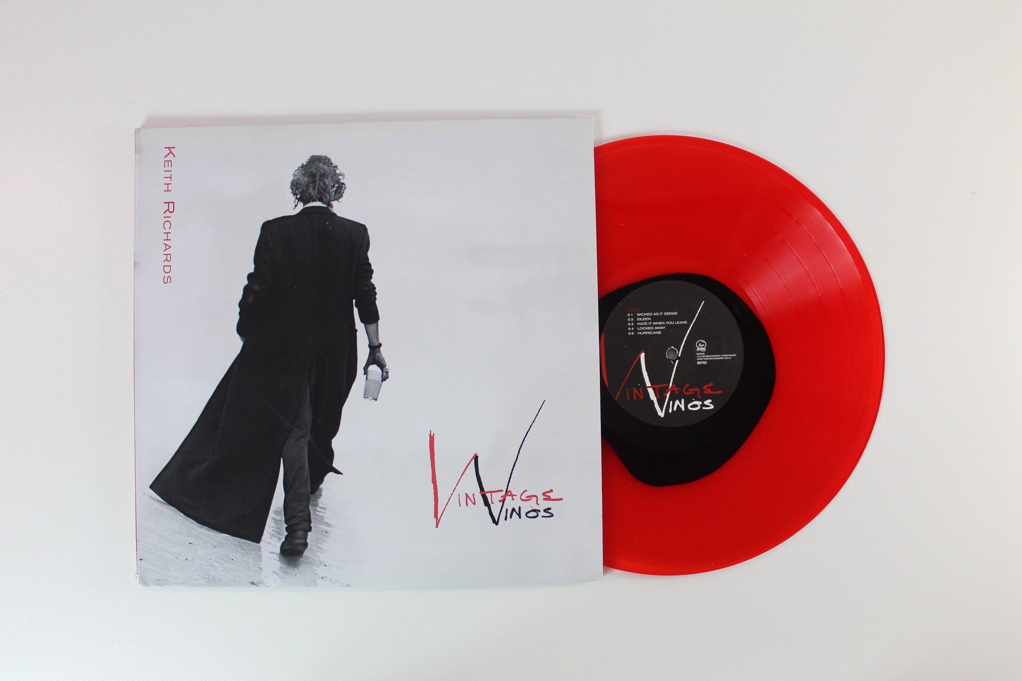Keith Richards - Vintage Vinos on Mindless RSD 2023 Ltd Red With Black Blob Vinyl