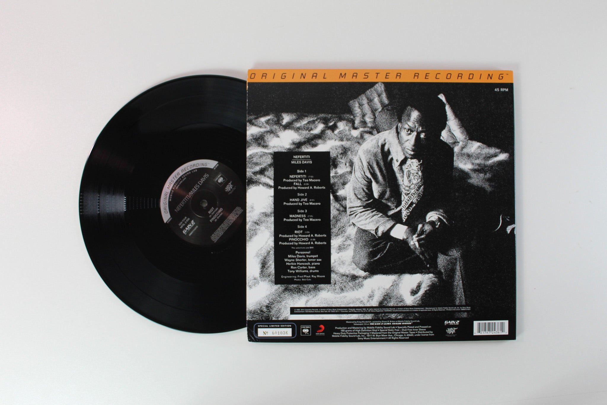 Miles Davis - Nefertiti on Mobile Fidelity Sound Lab Ltd Numbered 2 x 12" 45 RPM Reissue