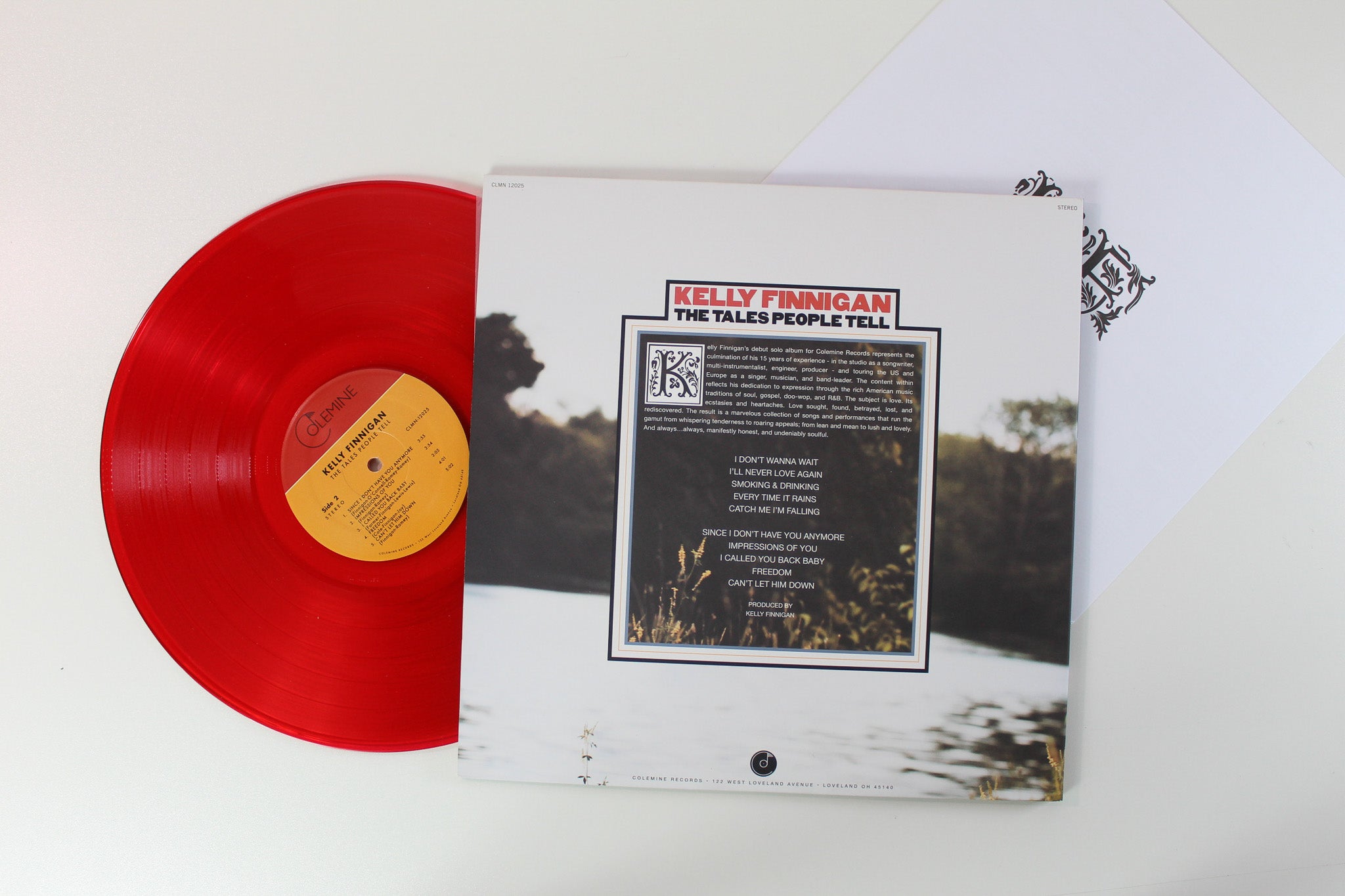 Kelly Finnigan - The Tales People Tell on Colemine Ltd Red Vinyl