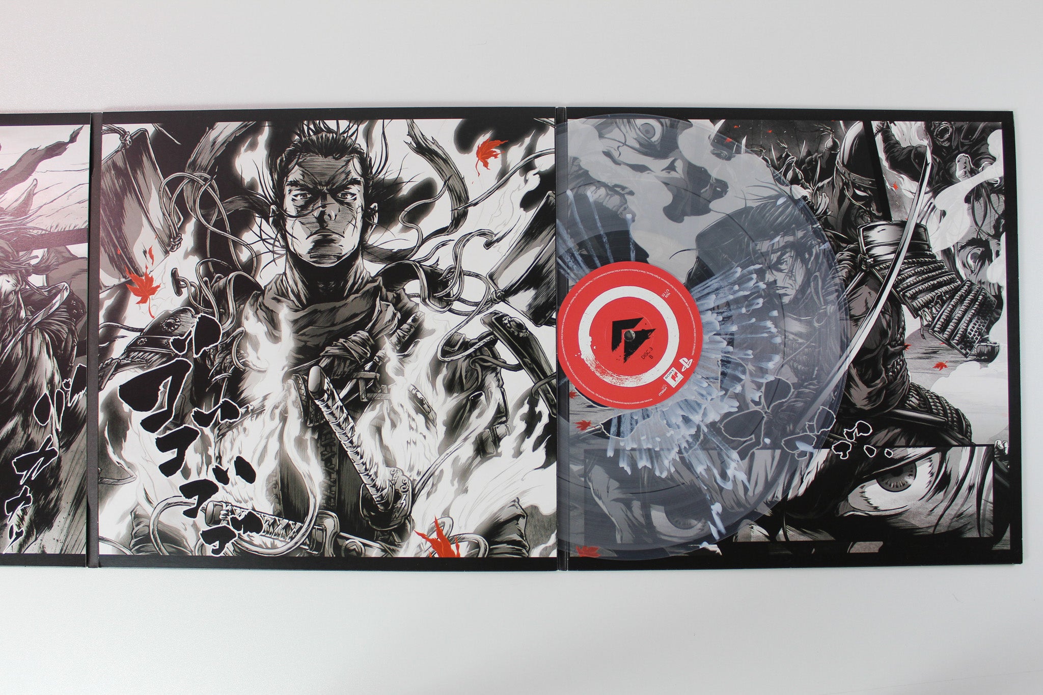 Shigeru Umebayashi / Ilan Eshkeri - Ghost of Tsushima (Music from the Video Game) on Milan Clear With Red / Black / White Splatter