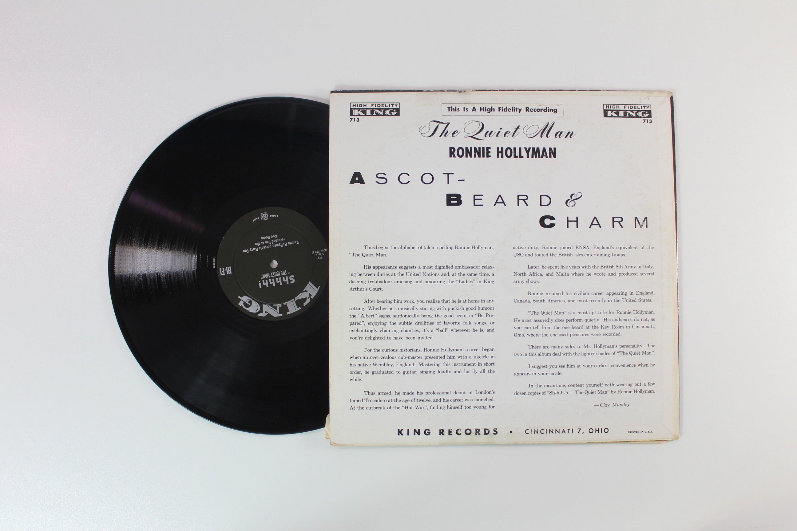 Ronnie Hollyman - Shhh! The Quiet Man on King