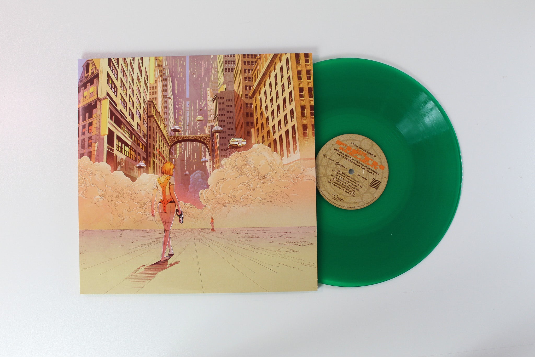 Eric Serra - The Fifth Element (Original Motion Picture Soundtrack) on Mondo Ltd Green Vinyl Reissue