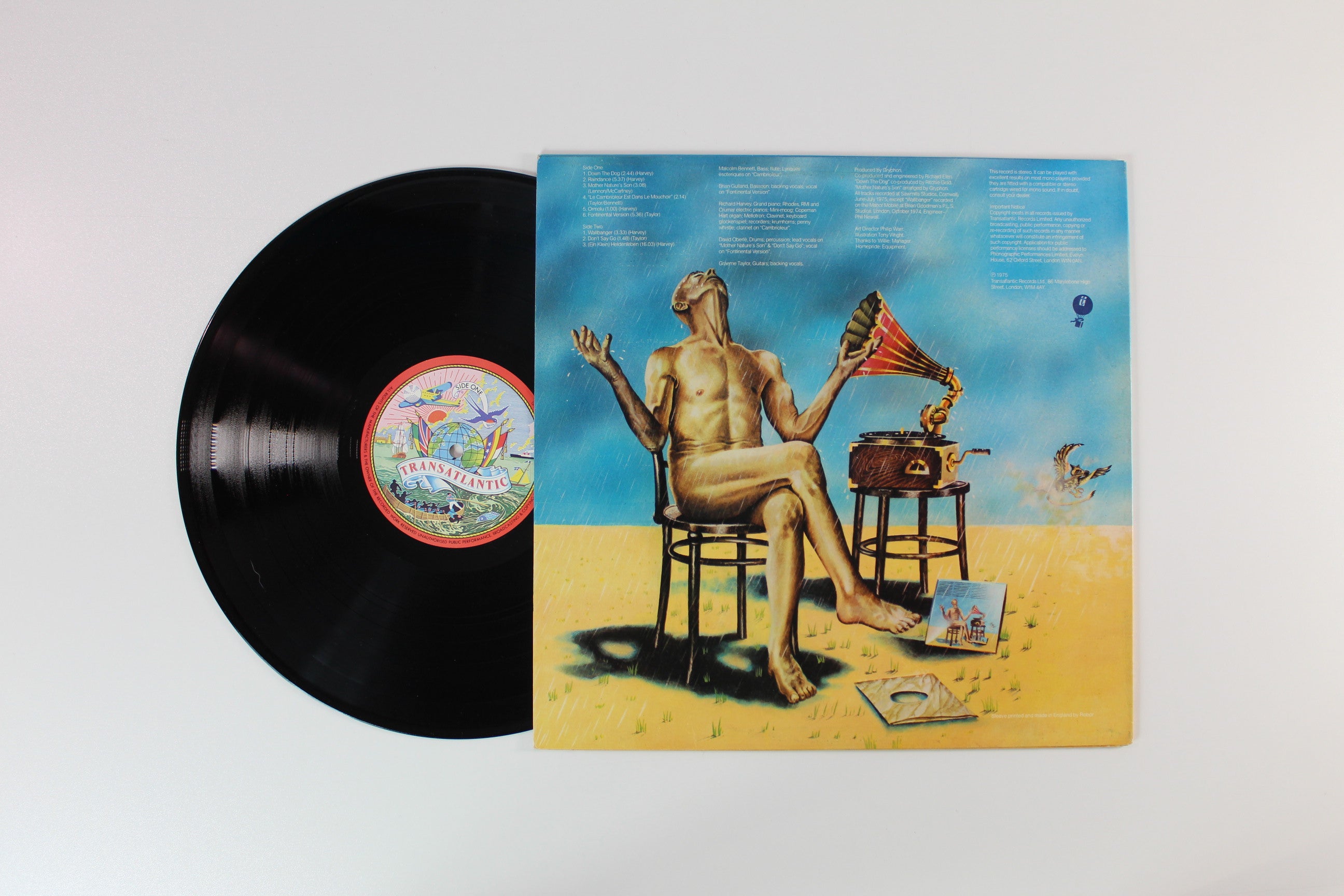 Gryphon - Raindance on Transatlantic UK Press
