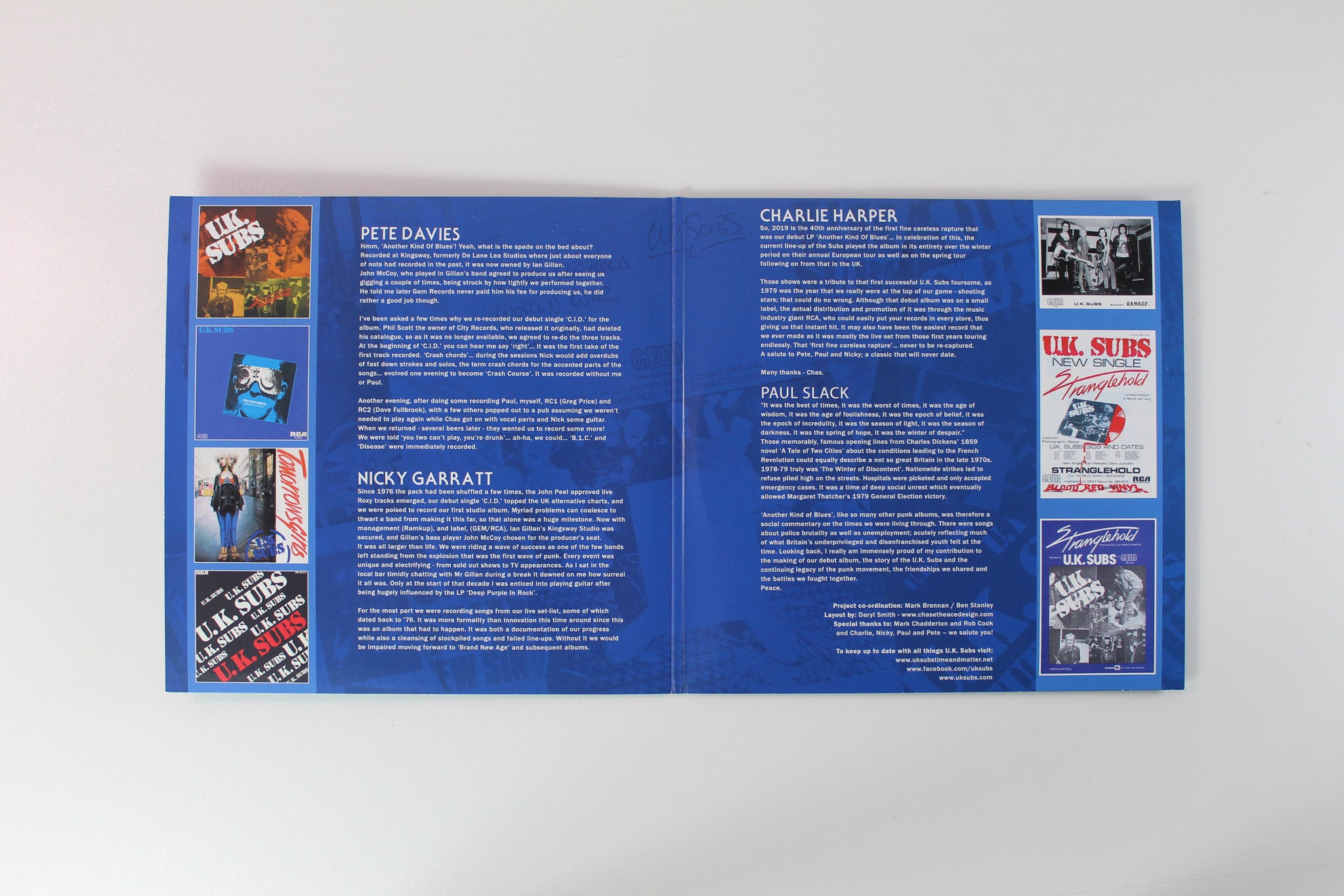 UK Subs - Another Kind Of Blues on Demon RSD 2019 Ltd Blue Vinyl 10" Reissue