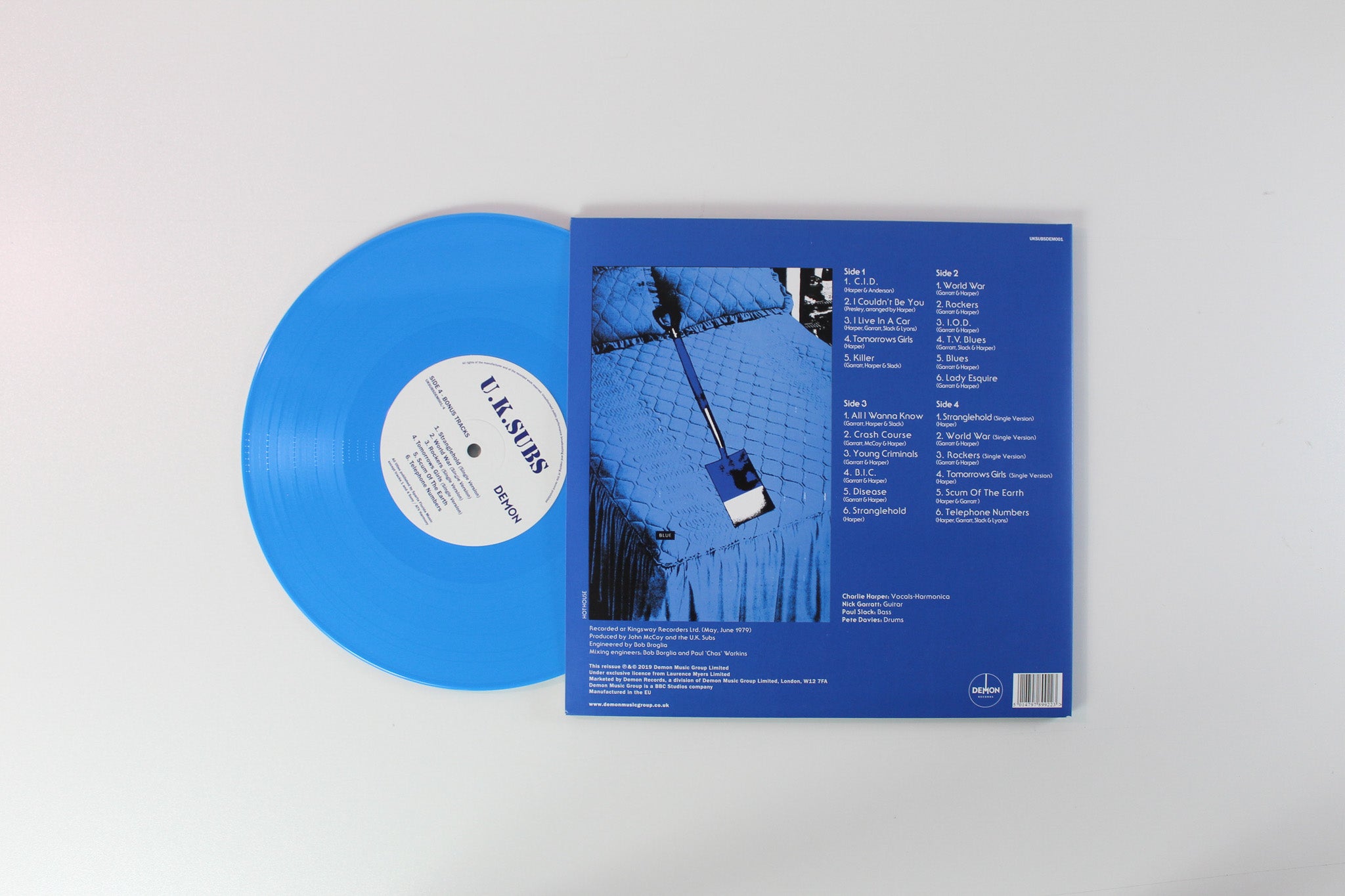 UK Subs - Another Kind Of Blues on Demon RSD 2019 Ltd Blue Vinyl 10" Reissue