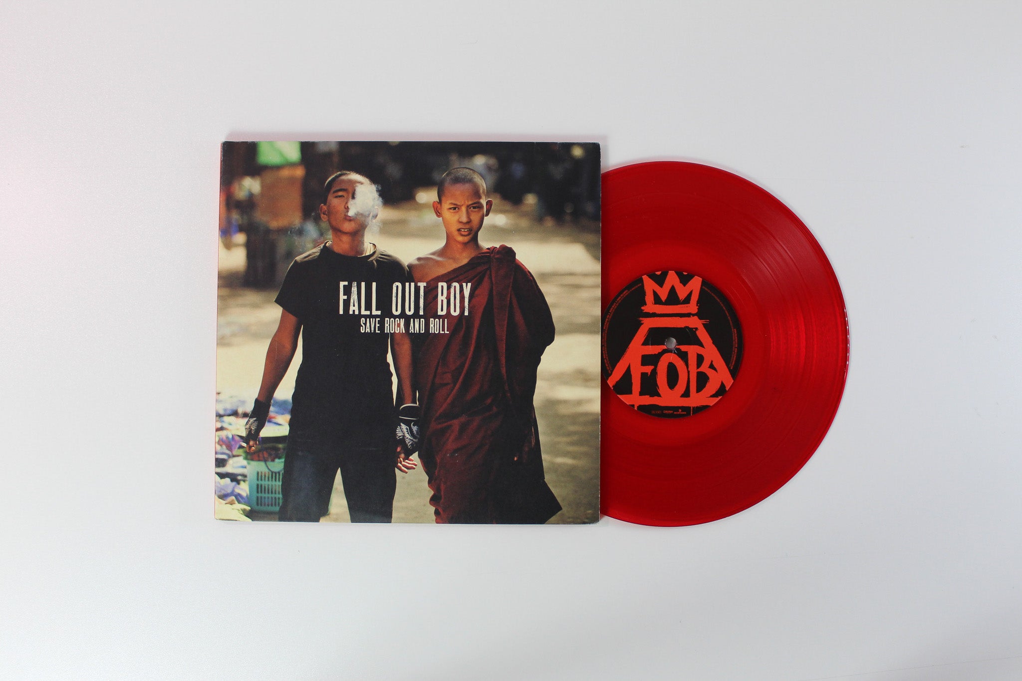 Fall Out Boy - Save Rock And Roll on Crush Decaydance 2 X 10" Red Clear Vinyl