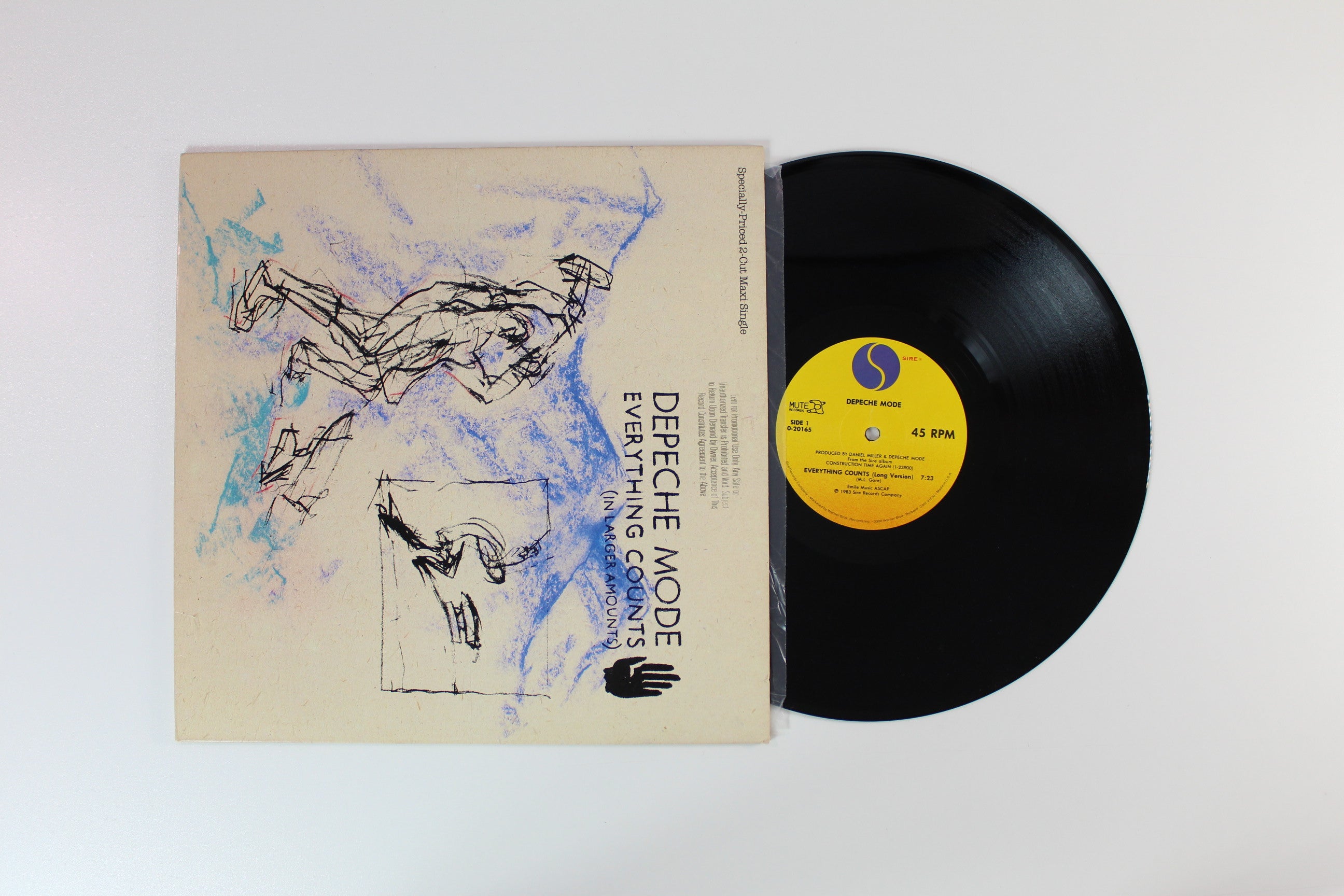 Depeche Mode - Everything Counts (In Larger Amounts) on Sire 12" 45 RPM Maxi Single