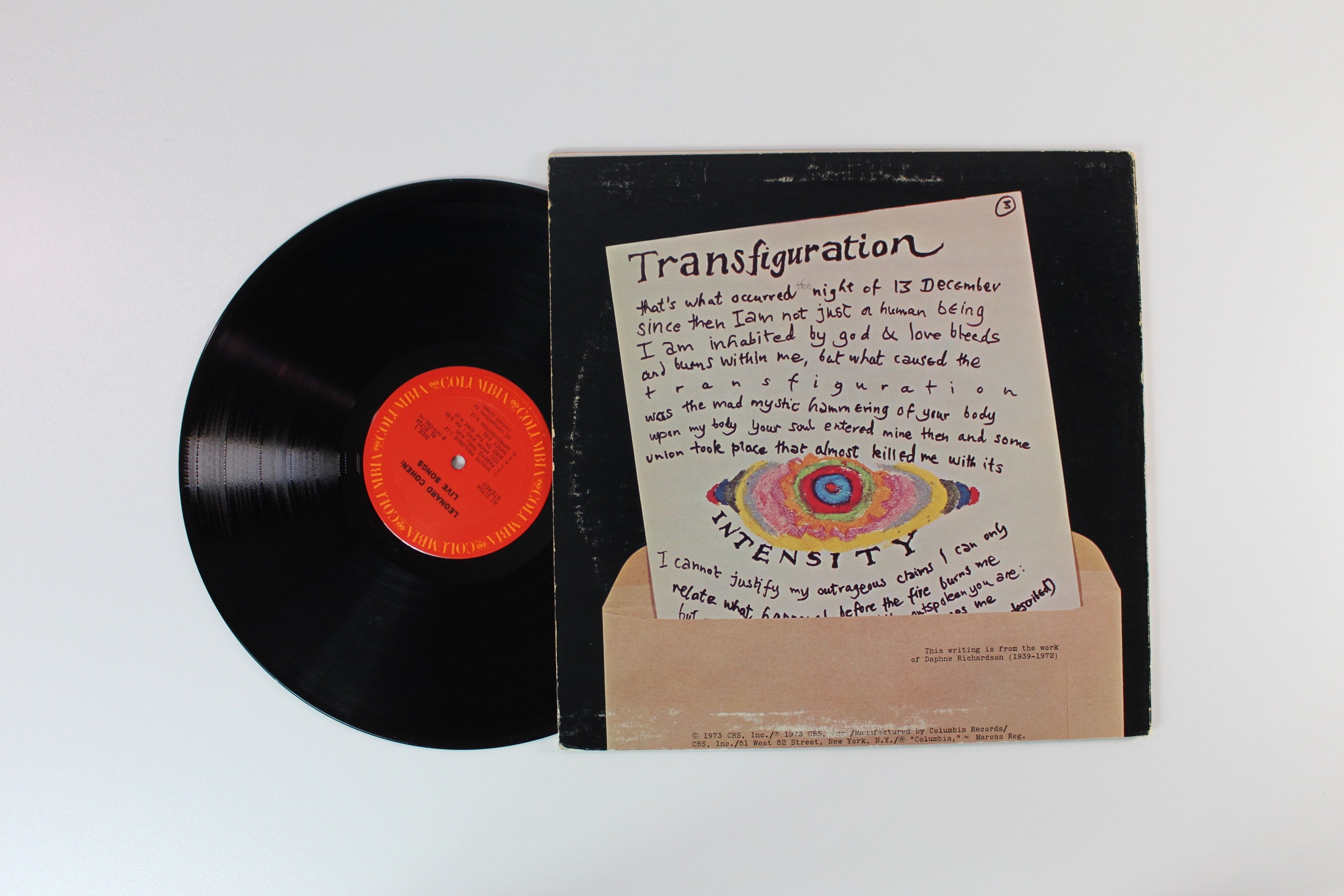 Leonard Cohen - Live Songs on Columbia