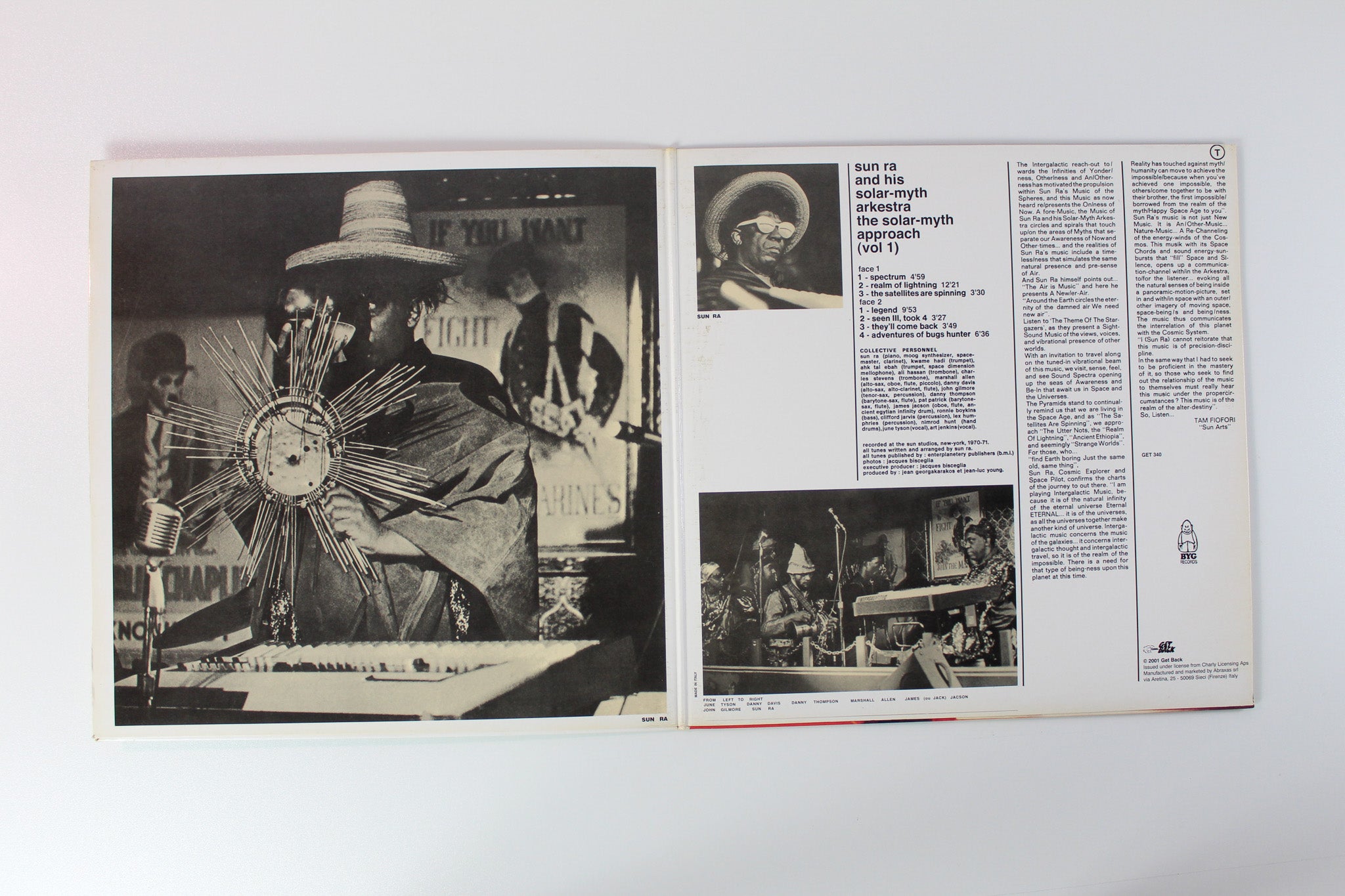 The Sun Ra Arkestra - The Solar-Myth Approach (Vol 1) Reissue on Get Back