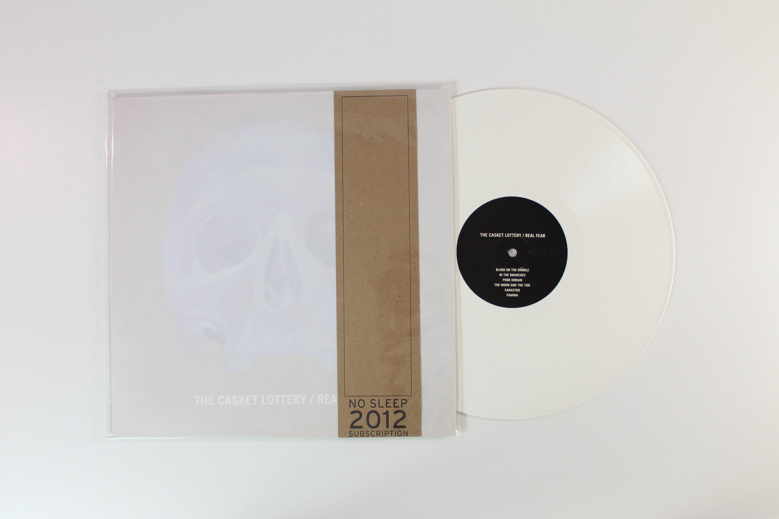 The Casket Lottery - Real Fear on No Sleep Ltd White Vinyl