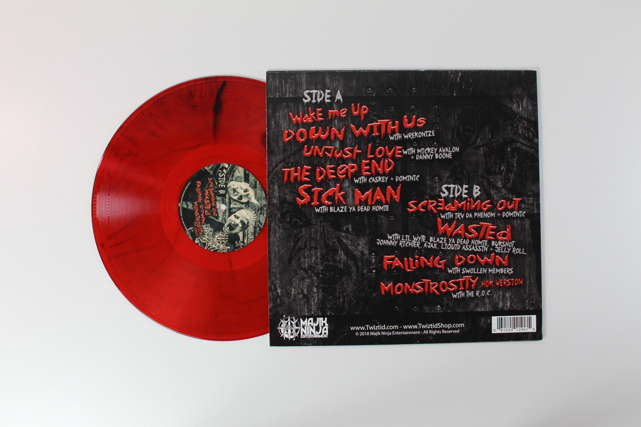 Twiztid - A New Nightmare Red-Black Marbled Vinyl on Majik Ninja Entertainment