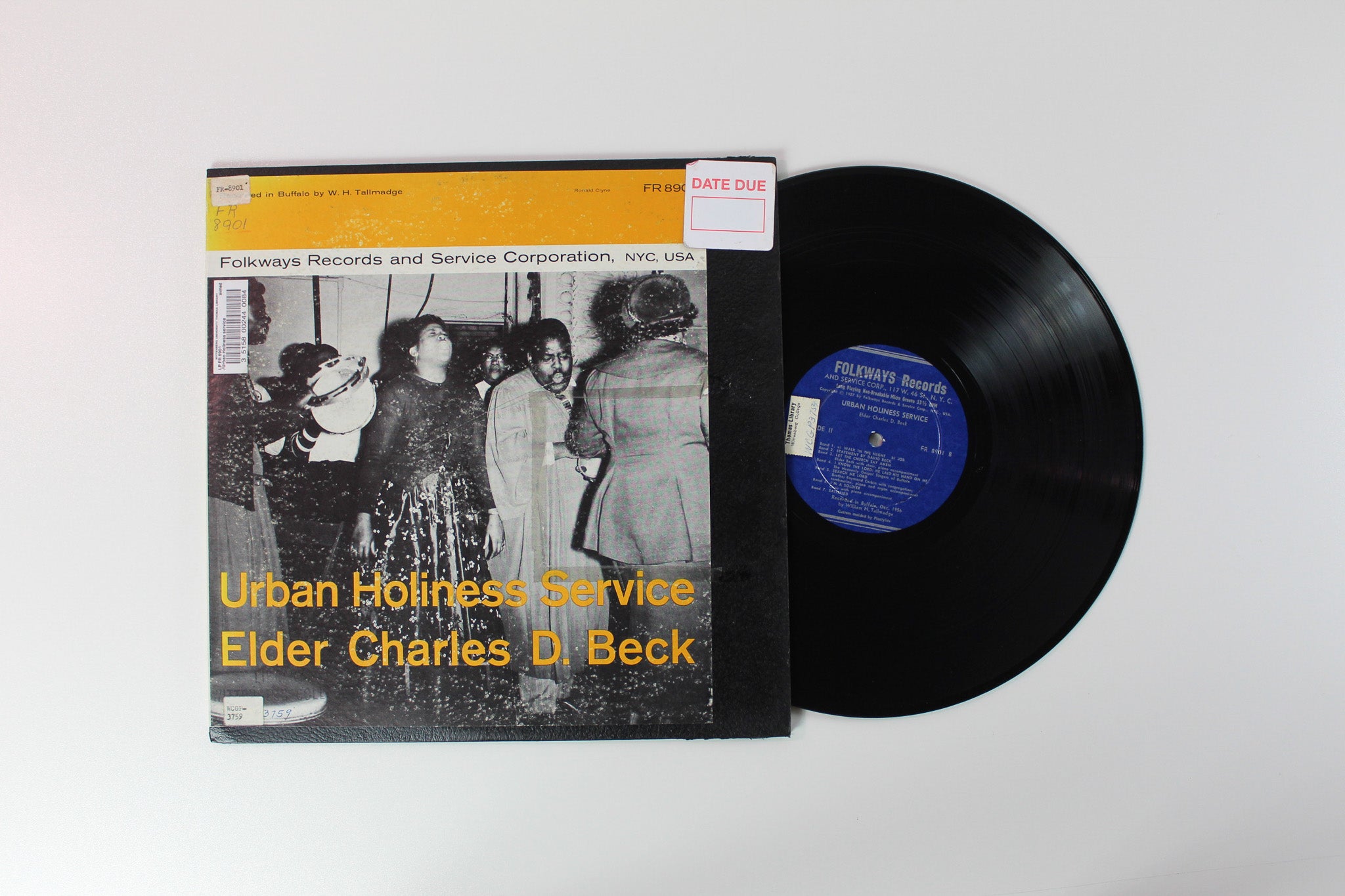Elder Charles Beck - Urban Holiness Service on Folkways Records