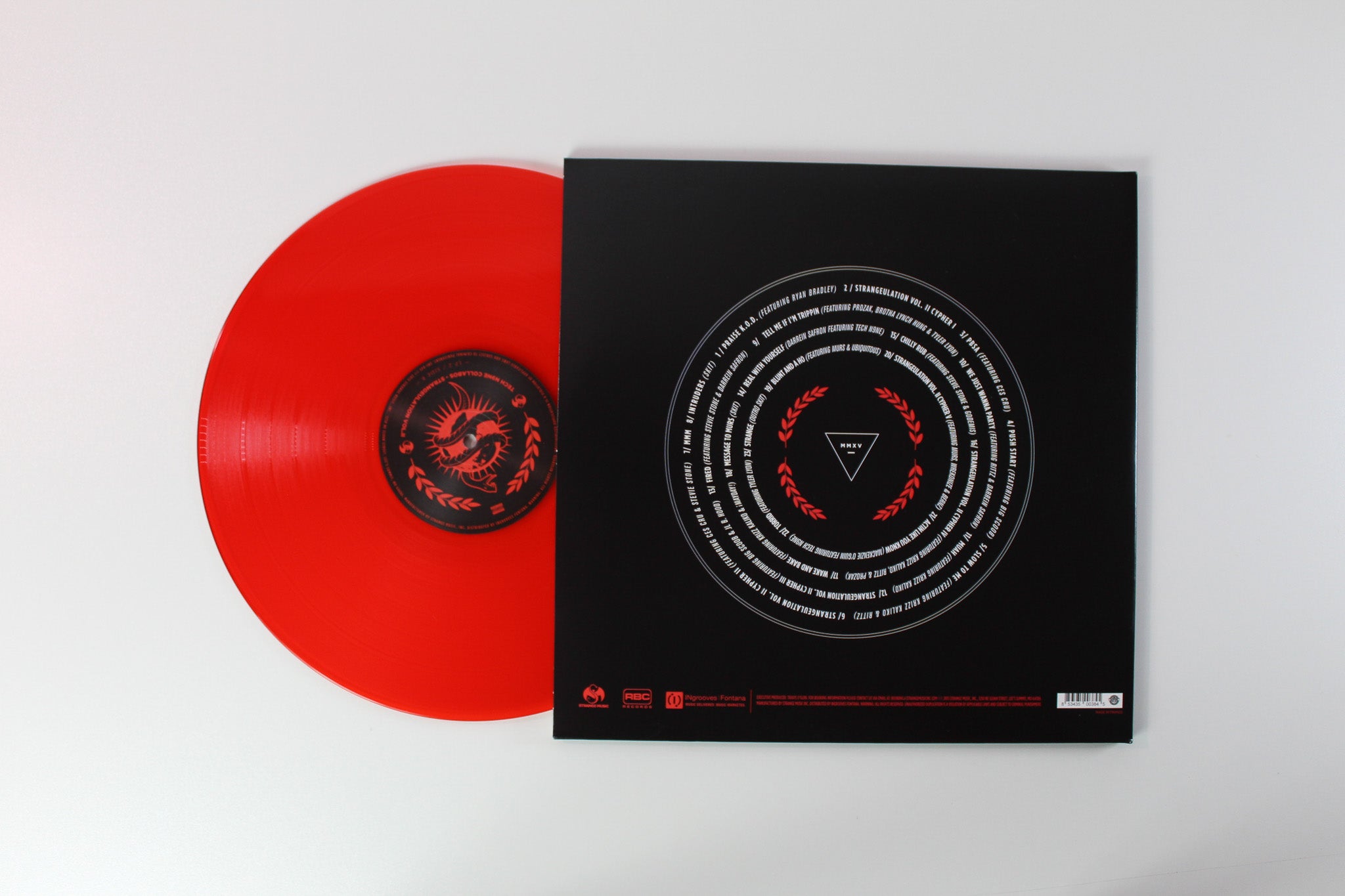 Tech N9ne - Tech N9ne Collabos - Strangeulation Vol. II Red Vinyl on Strange Music