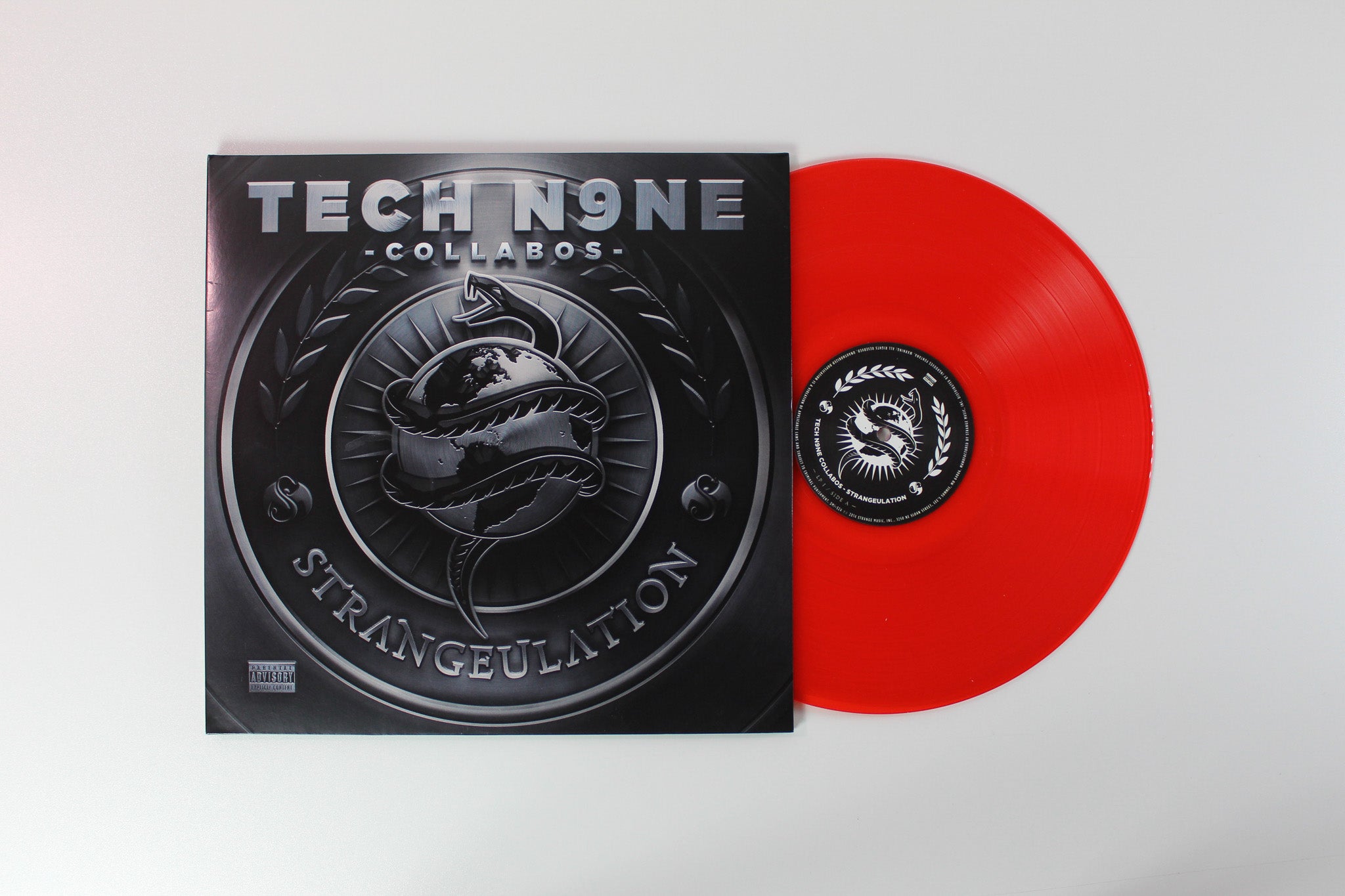 Tech N9ne - Strangeulation Red Translucent Vinyl on Strange Music