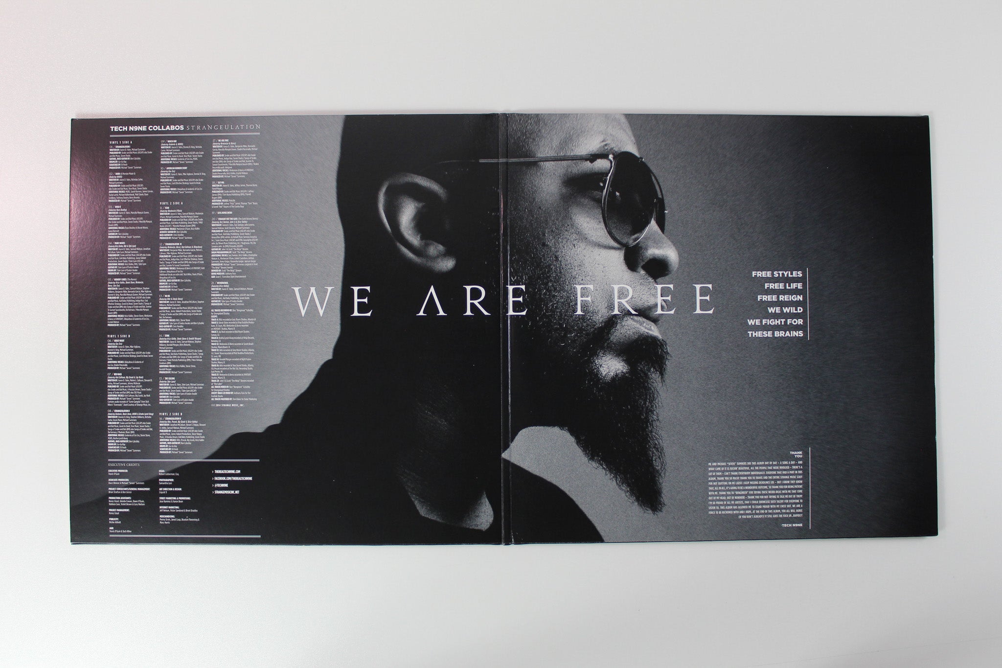 Tech N9ne - Strangeulation Red Translucent Vinyl on Strange Music