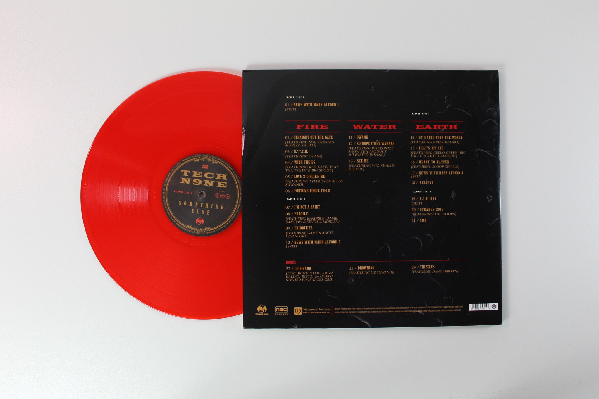 Tech N9ne - Something Else on Strange Music Red Transparent Vinyl