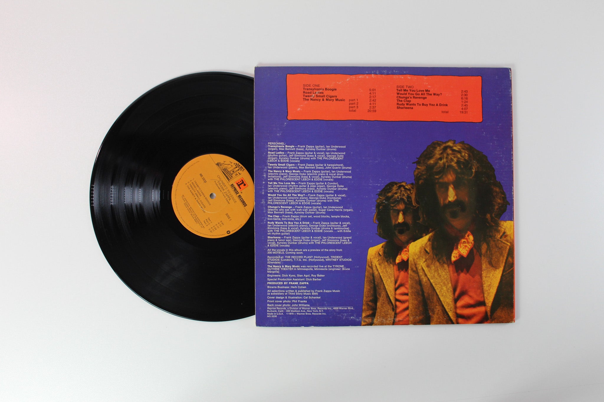 Frank Zappa - Chunga's Revenge Reissue on Reprise Records