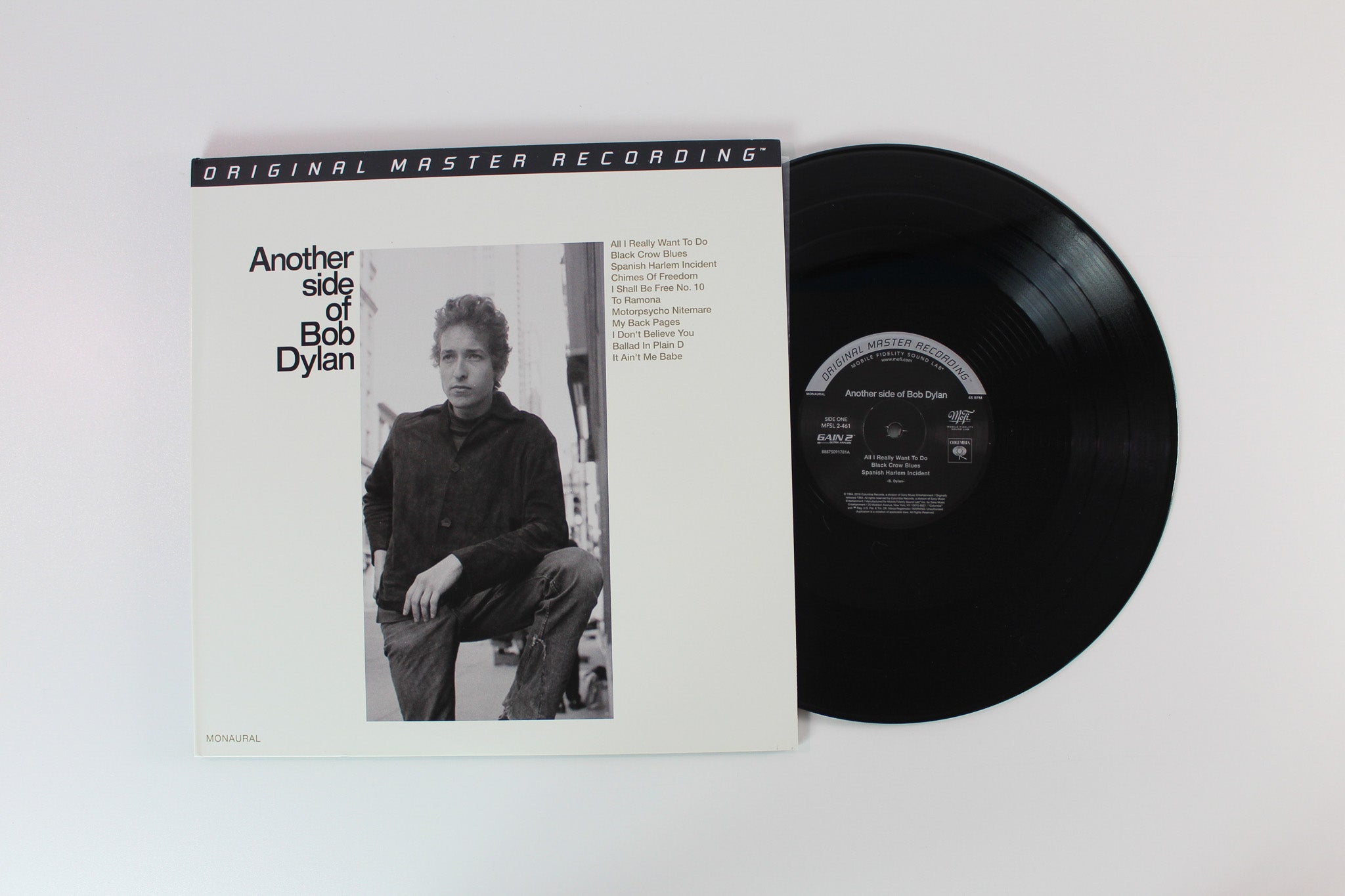 Bob Dylan - Another Side Of Bob Dylan on Mobile Fidelity Sound Lab Ltd Numbered 45 RPM 180 Gram Mono Reissue