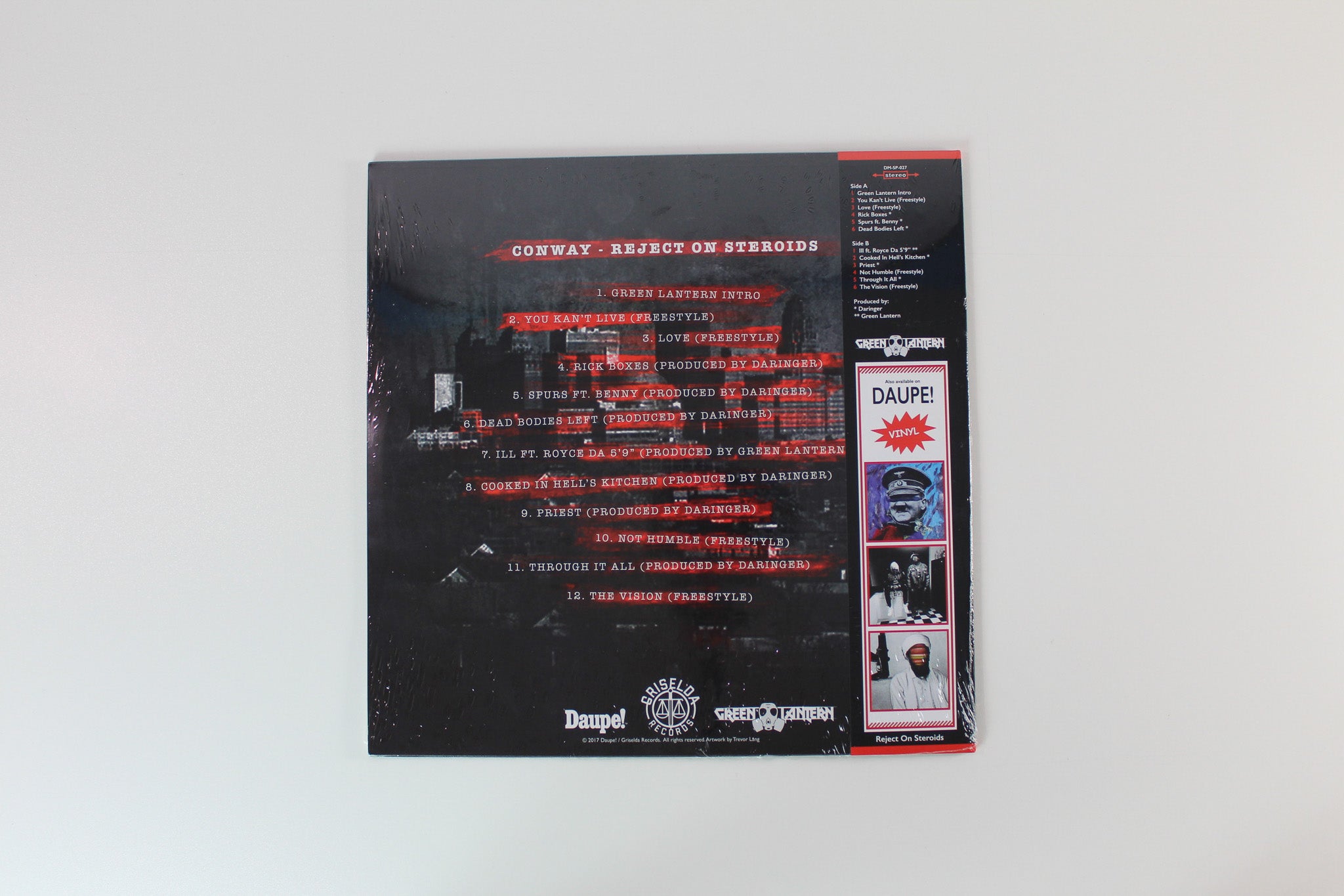 Conway - Reject On Steroids Unofficial Pressing Colored Vinyl Sealed
