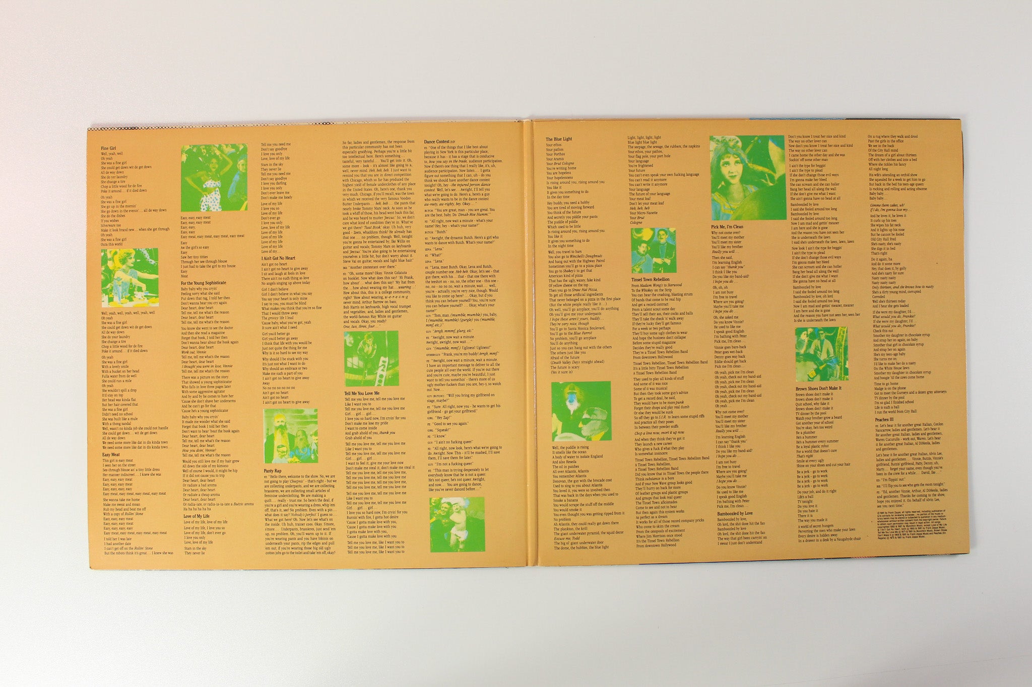 Frank Zappa - Tinsel Town Rebellion on Baking Pumpkin Records