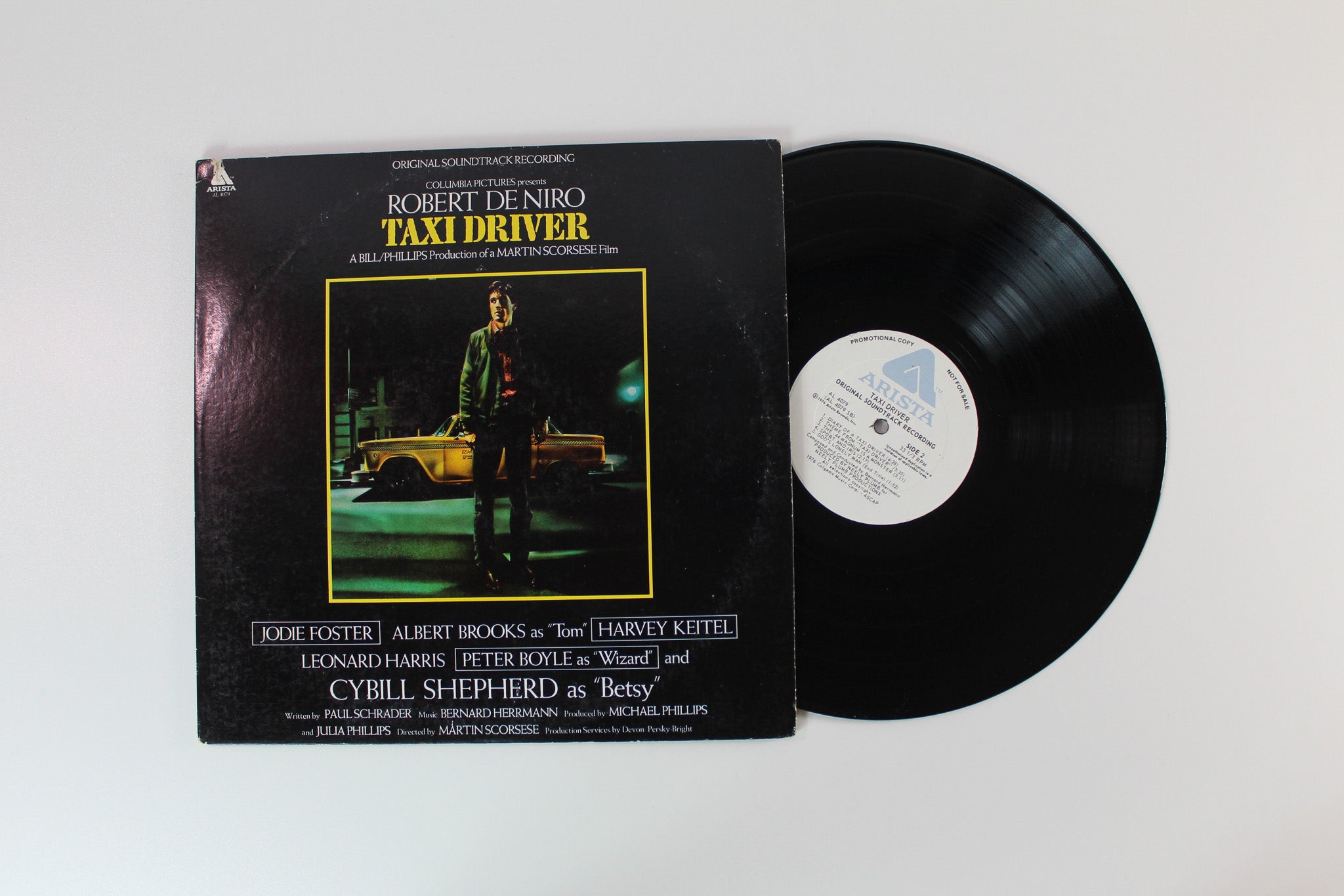 Bernard Herrmann - Taxi Driver - Original Soundtrack Recording on Arista Promo Repress