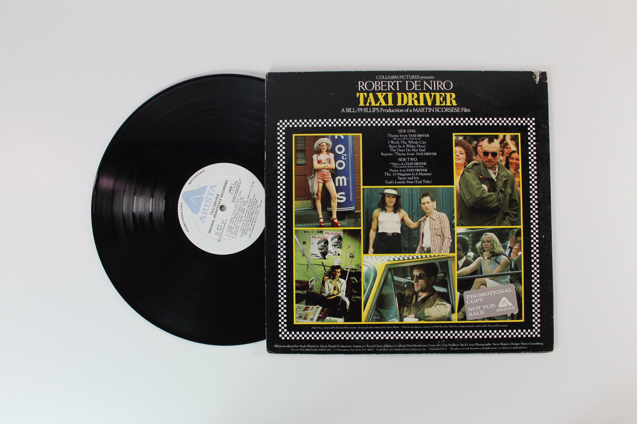 Bernard Herrmann - Taxi Driver - Original Soundtrack Recording on Arista Promo Repress