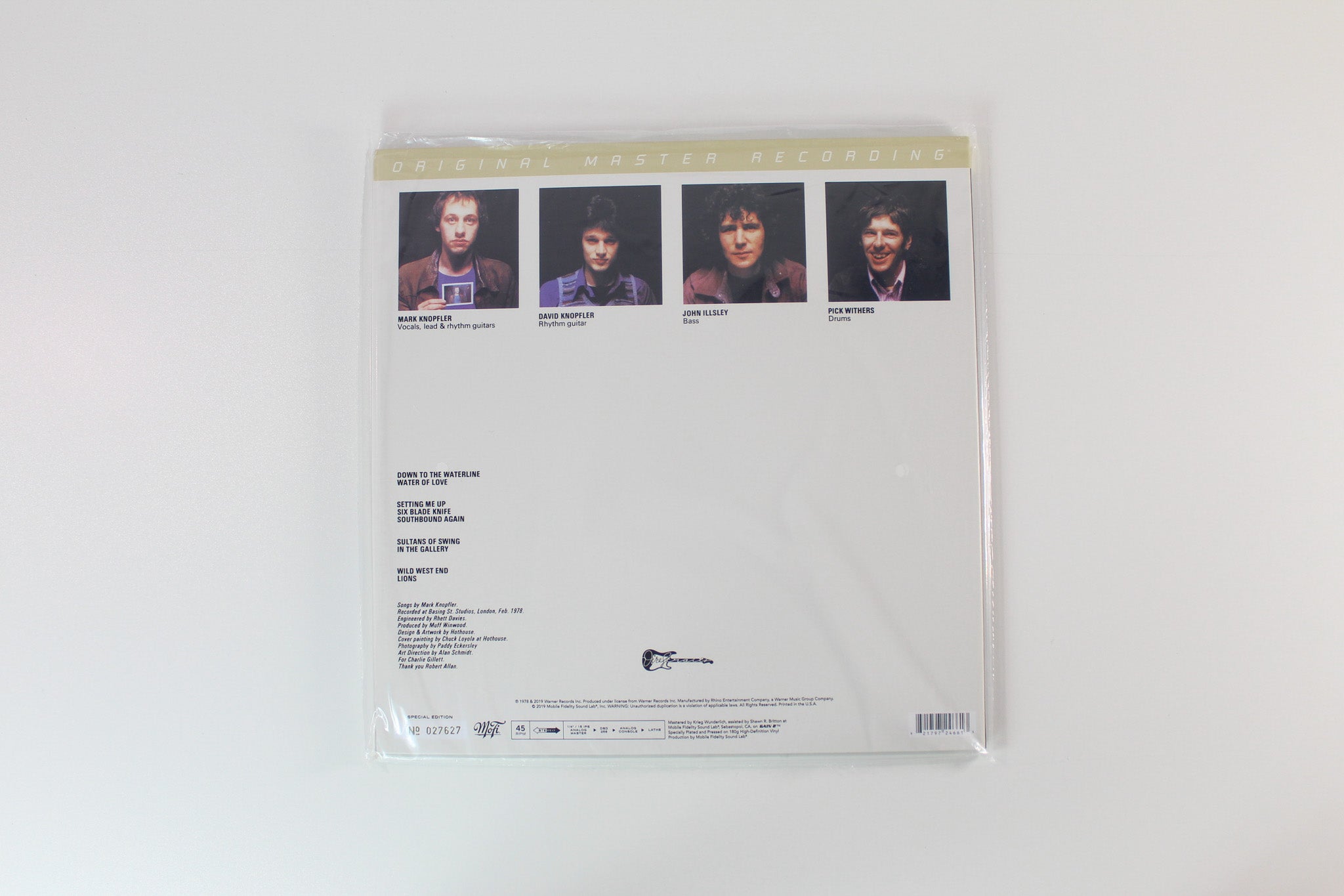 Dire Straits - Dire Straits on Mobile Fidelity Sound Lab Ltd Numbered 45 RPM Reissue Sealed