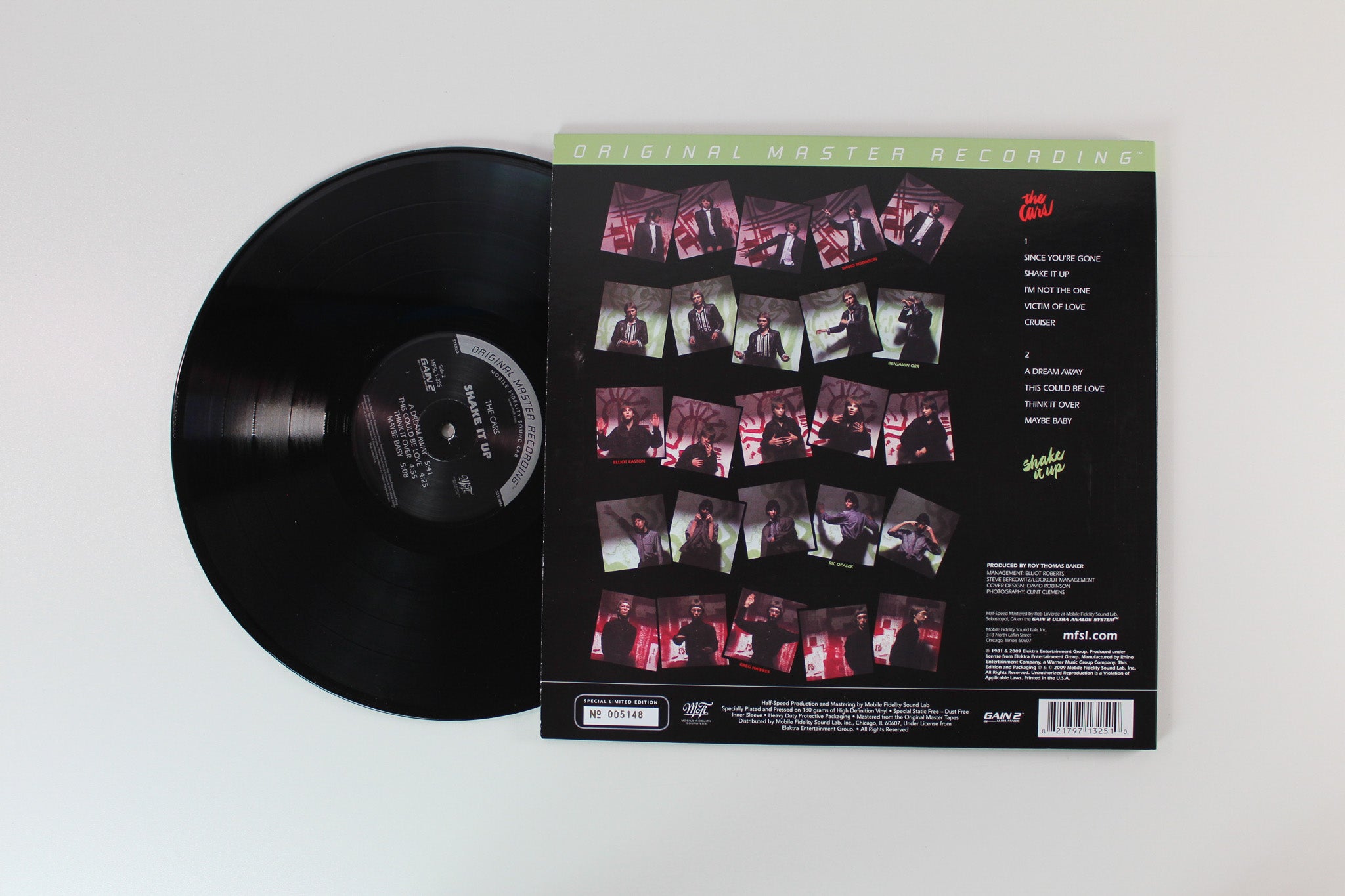 The Cars - Shake It Up on Mobile Fidelity Sound Lab Ltd Numbered 180 Gram Reissue