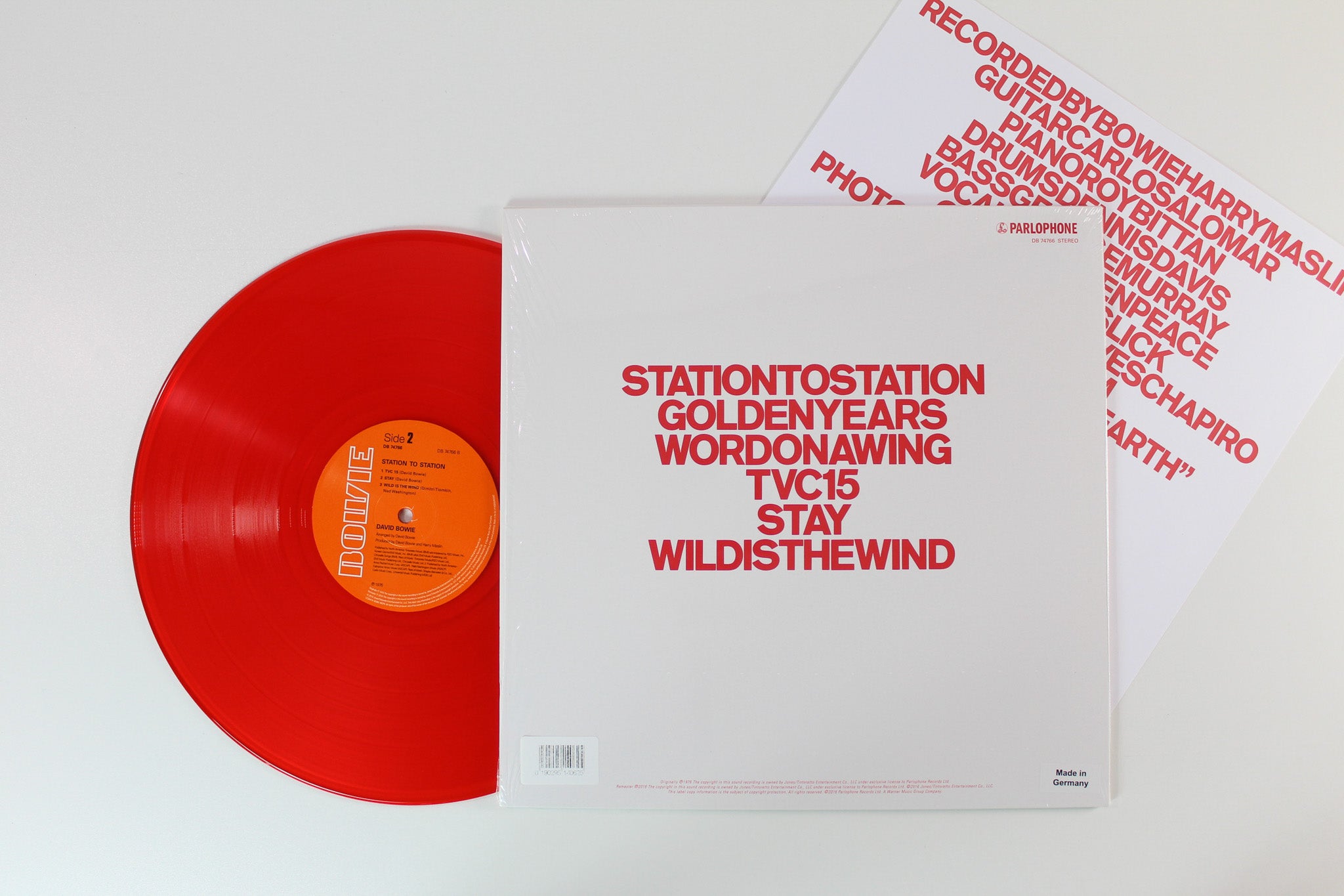 David Bowie - Station To Station on Parlophone Ltd Red Vinyl Reissue