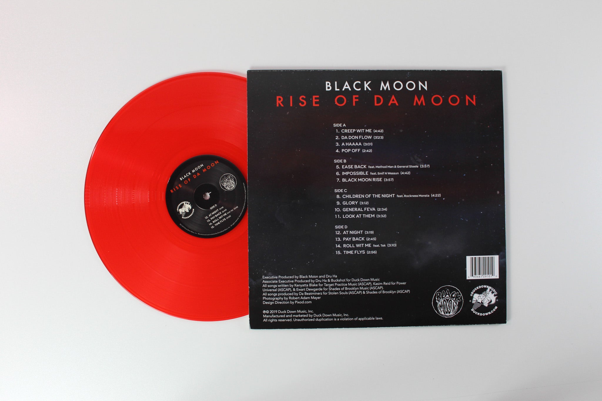 Black Moon - Rise Of Da Moon Blood Red Vinyl on Duck Down Music Inc.