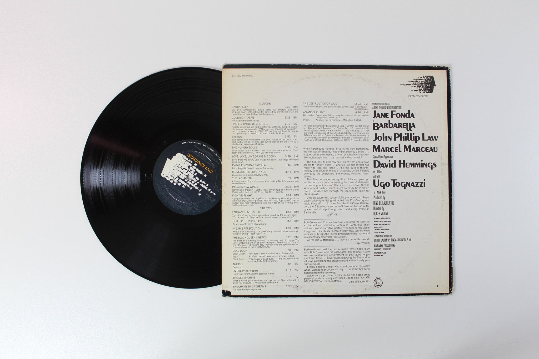 The Bob Crewe Generation - Barbarella (Motion Picture Soundtrack) on Dynovoice Records