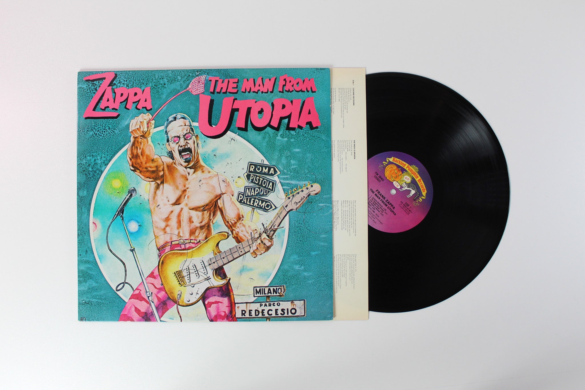 Frank Zappa - The Man From Utopia on Barking Pumpkin Records