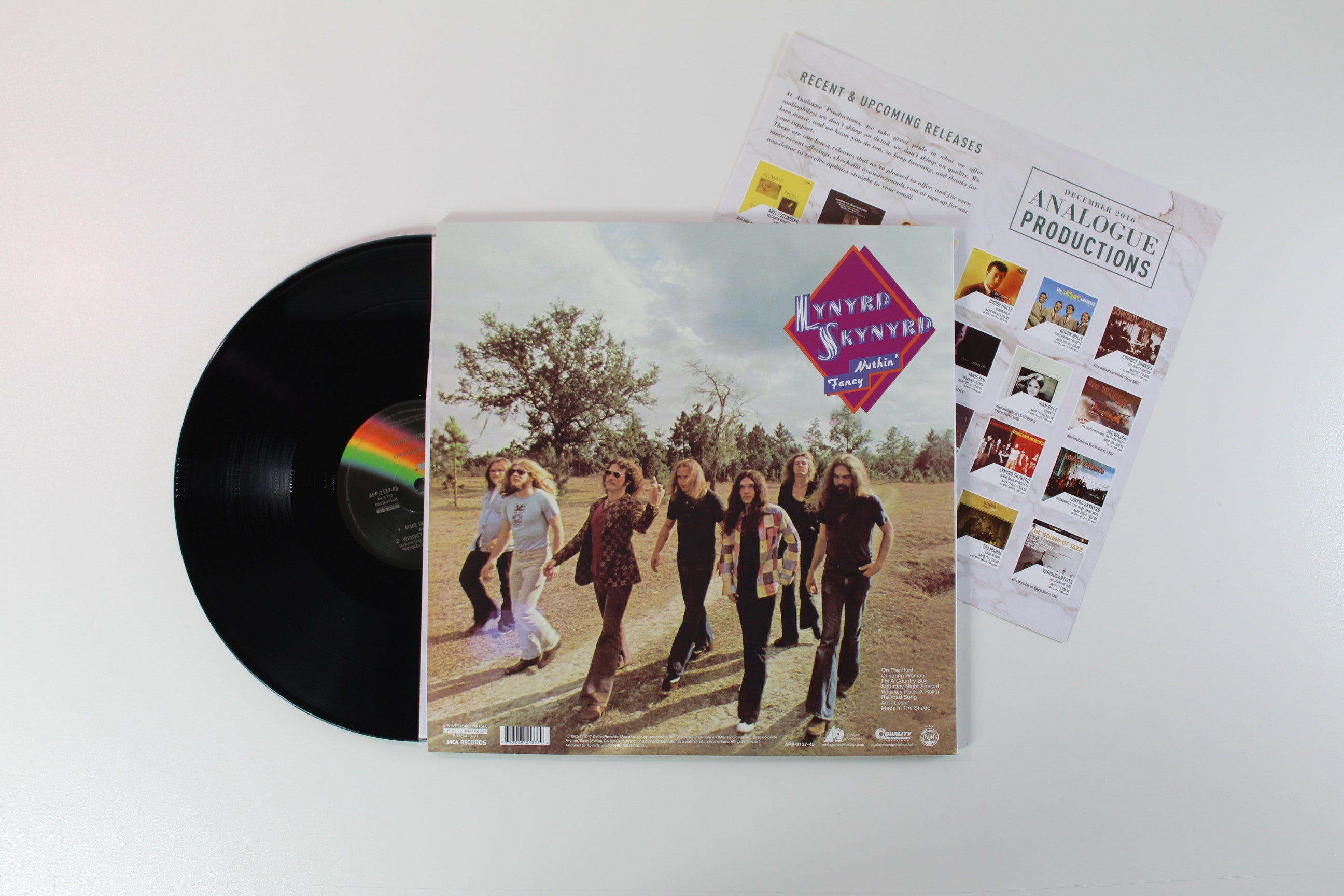Lynyrd Skynyrd - Nuthin' Fancy on MCA Analogue Productions 2 X 12 45 RPM Ltd 200 Gram Reissue
