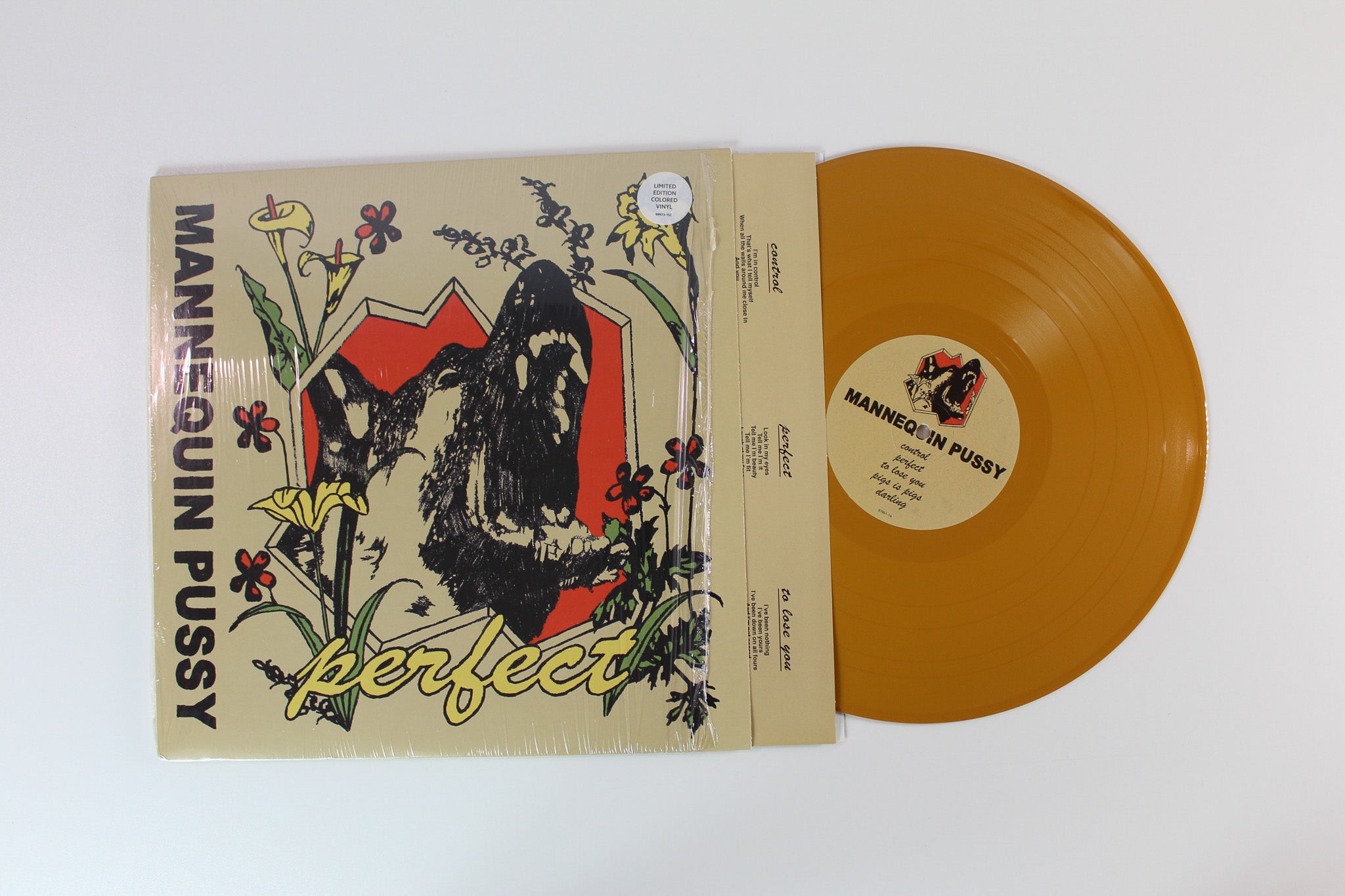 Mannequin Pussy - Perfect on Epitaph Ltd Single Sided Etched Tan Opaque Vinyl
