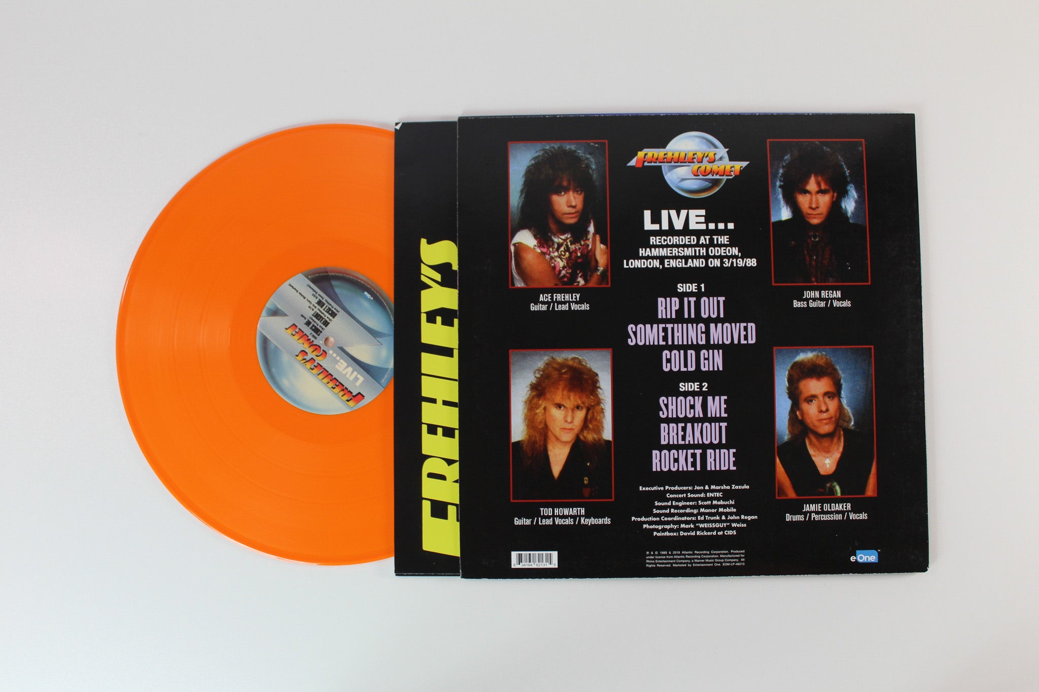 Frehley's Comet - Live... on eOne RSD BF 2019 Orange Vinyl