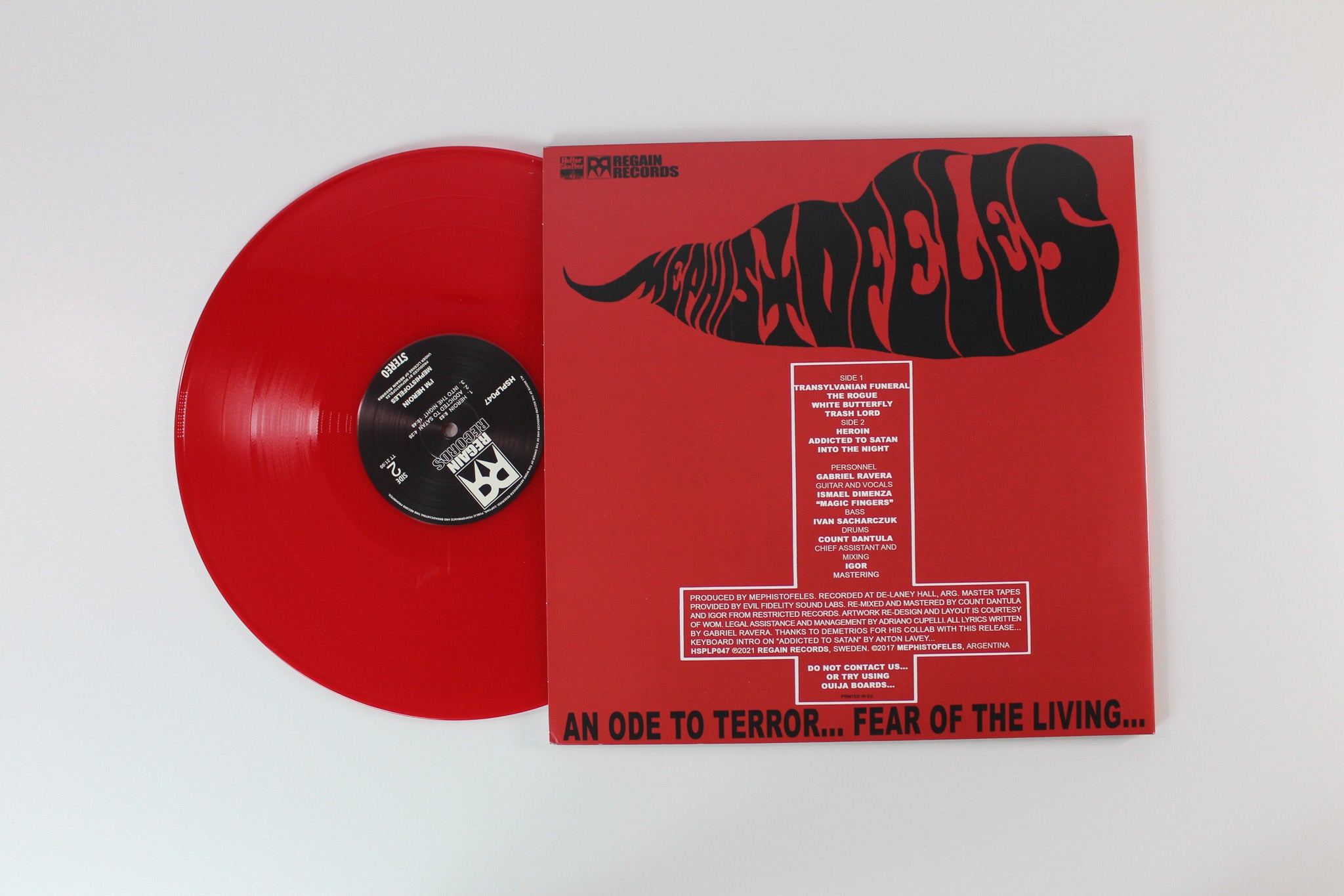 Mephistofeles - I'm Heroin on Helter Skelter Ltd Red Vinyl Reissue