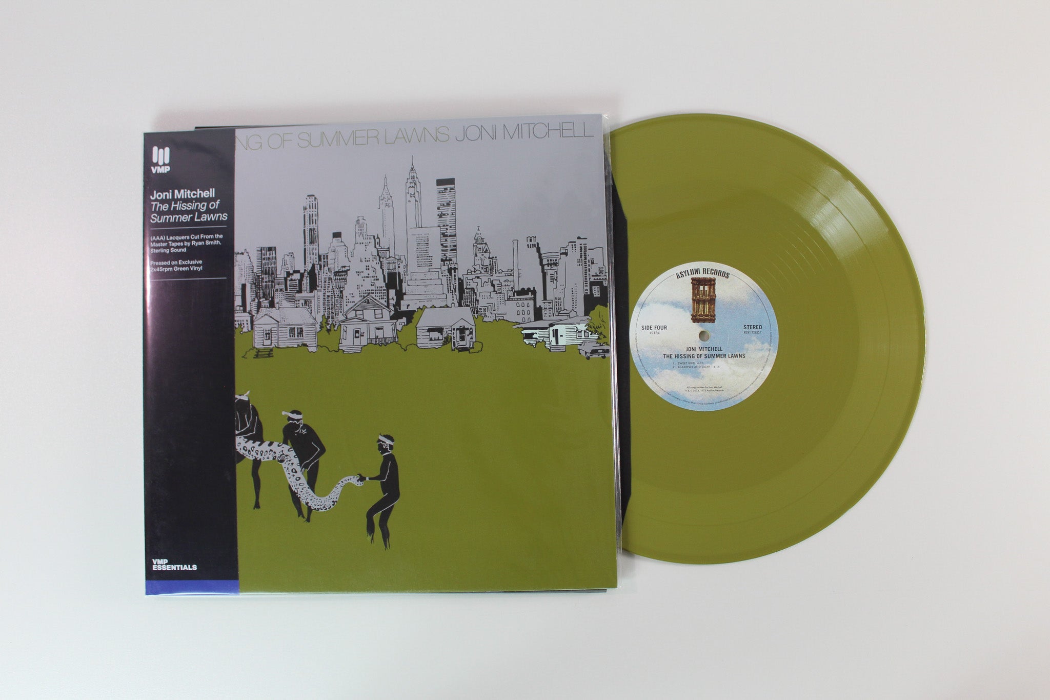 Joni Mitchell - The Hissing Of Summer Lawns on Asylum Vinyl Me Please Green Vinyl Reissue