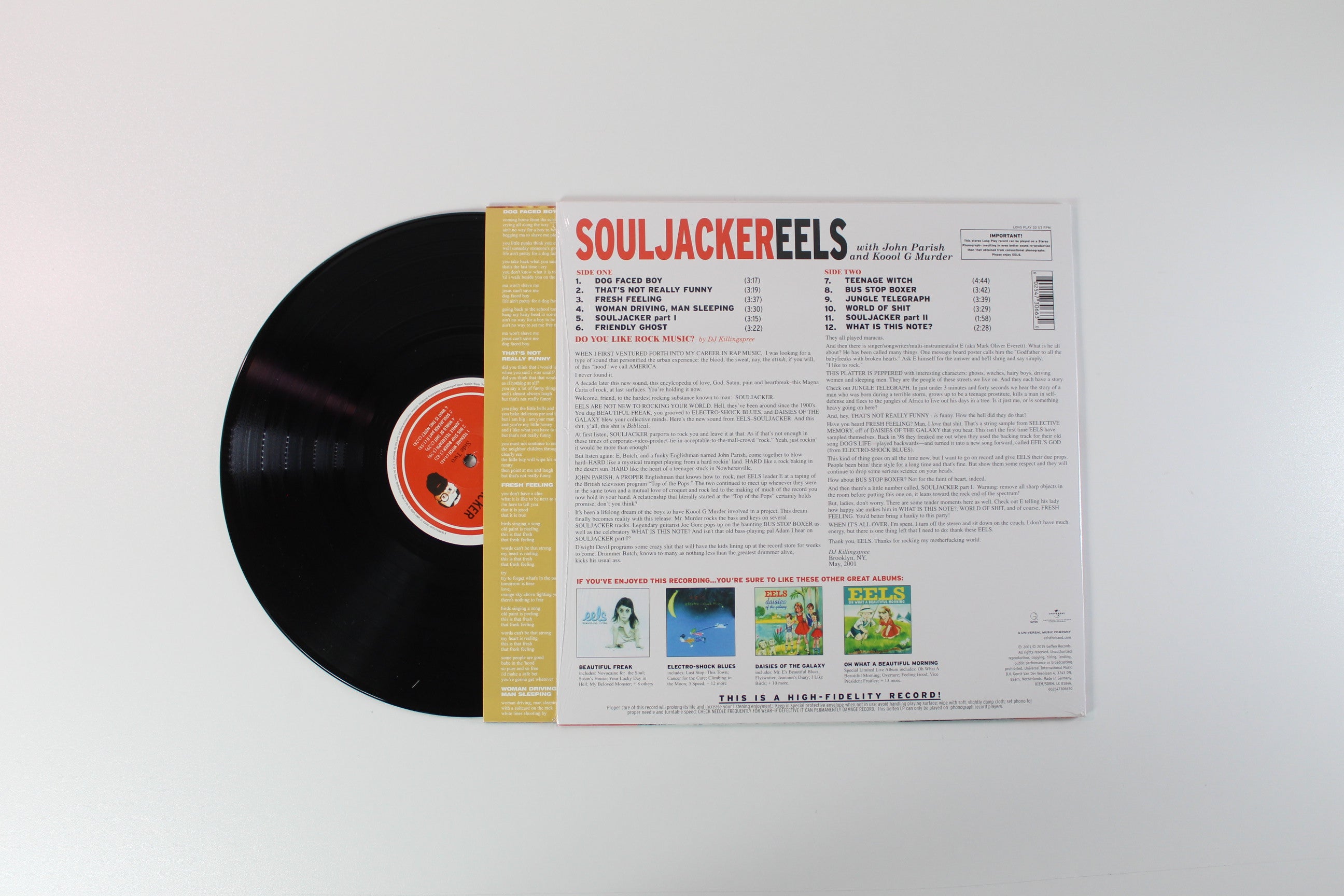 Eels - Souljacker on Geffen Records UMG 180 Gram Reissue