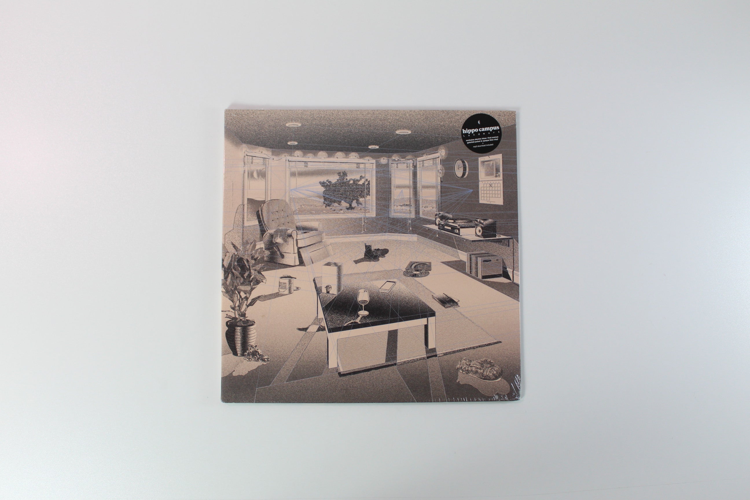 Hippo Campus - Landmark on Grand Jury Ltd Blue Vinyl Alternate Cover Sealed