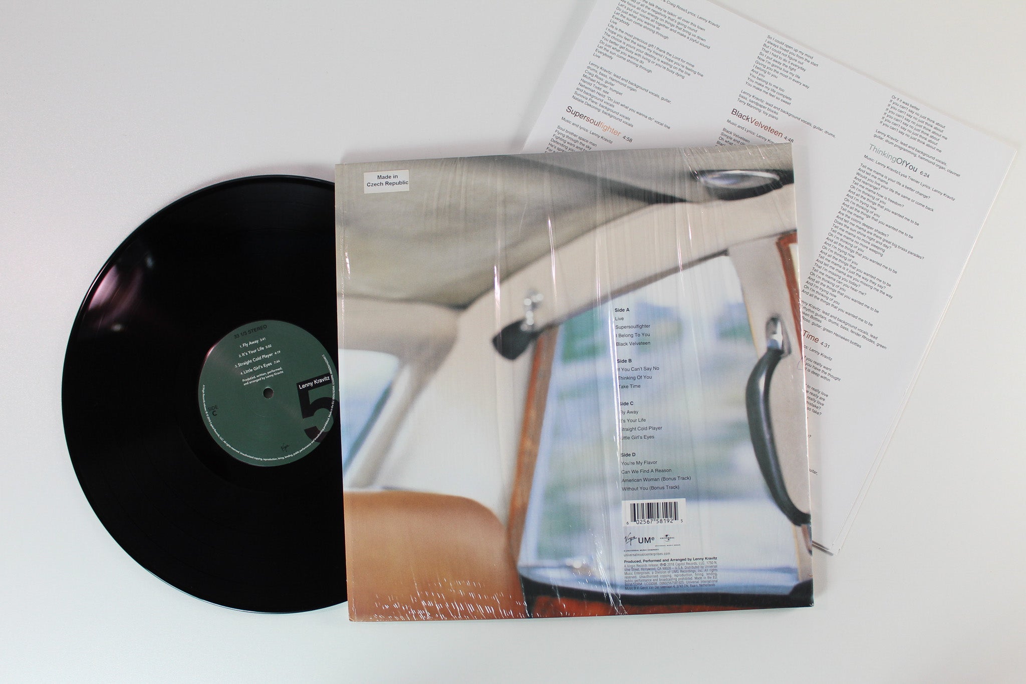 Lenny Kravitz - 5 on Virgin UME 180 Gram Reissue