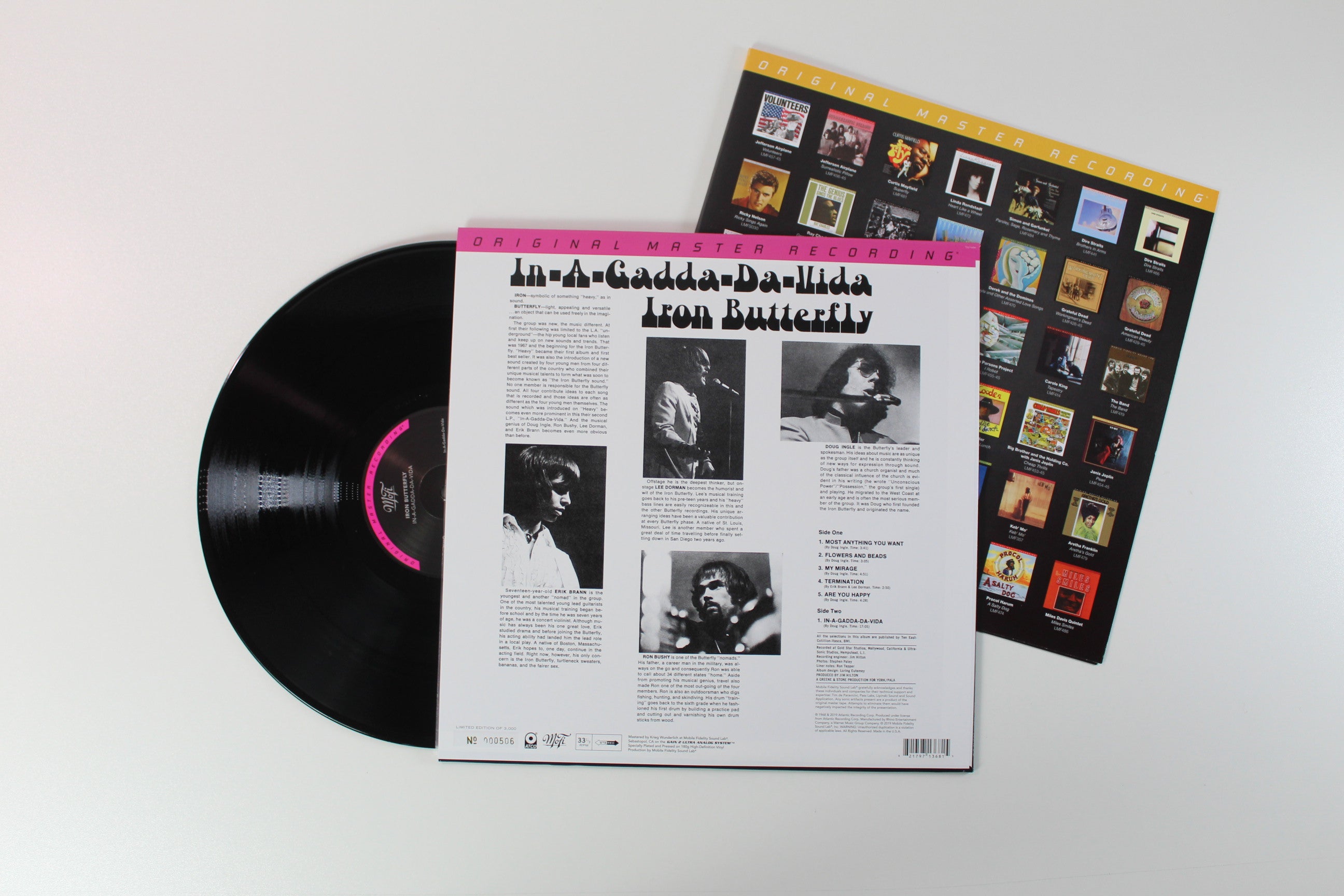 Iron Butterfly - In-A-Gadda-Da-Vida on Mobile Fidelity Sound Lab Ltd Numbered Reissue