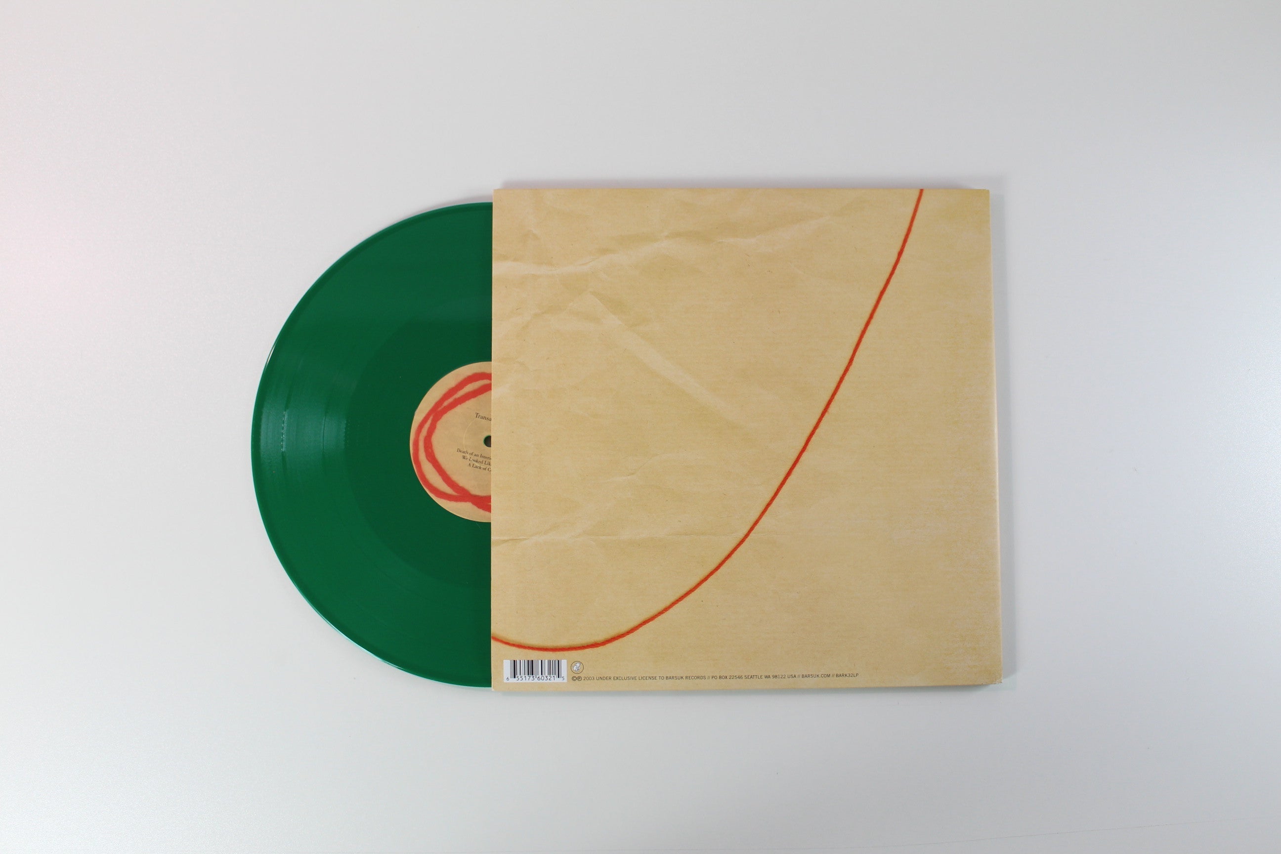 Death Cab For Cutie - Transatlanticism on Barsuk Forest Green Vinyl Reissue